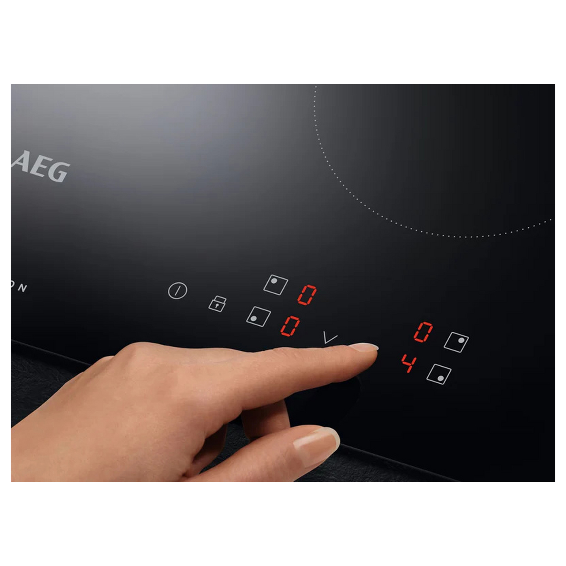 AEG IBS6420SCB Series 3000 60cm 4 Zone Induction Hob in Black with Plu, photo 3