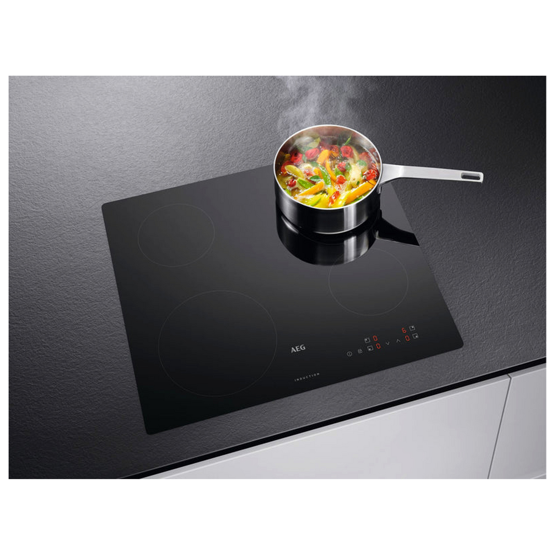 AEG IBS6420SCB Series 3000 60cm 4 Zone Induction Hob in Black with Plu, photo 4