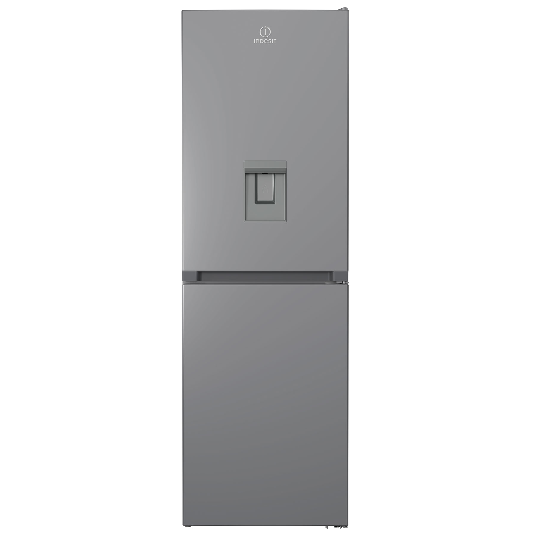 Image of Indesit IBTNF60182SA 60cm Frost Free Fridge Freezer Silver Water Dispe