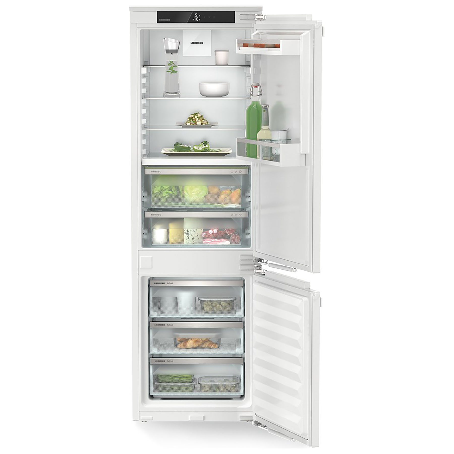 Liebherr ICBNDI5123 Integrated 70 30 Frost Free Fridge Freezer 177cm H, photo 2