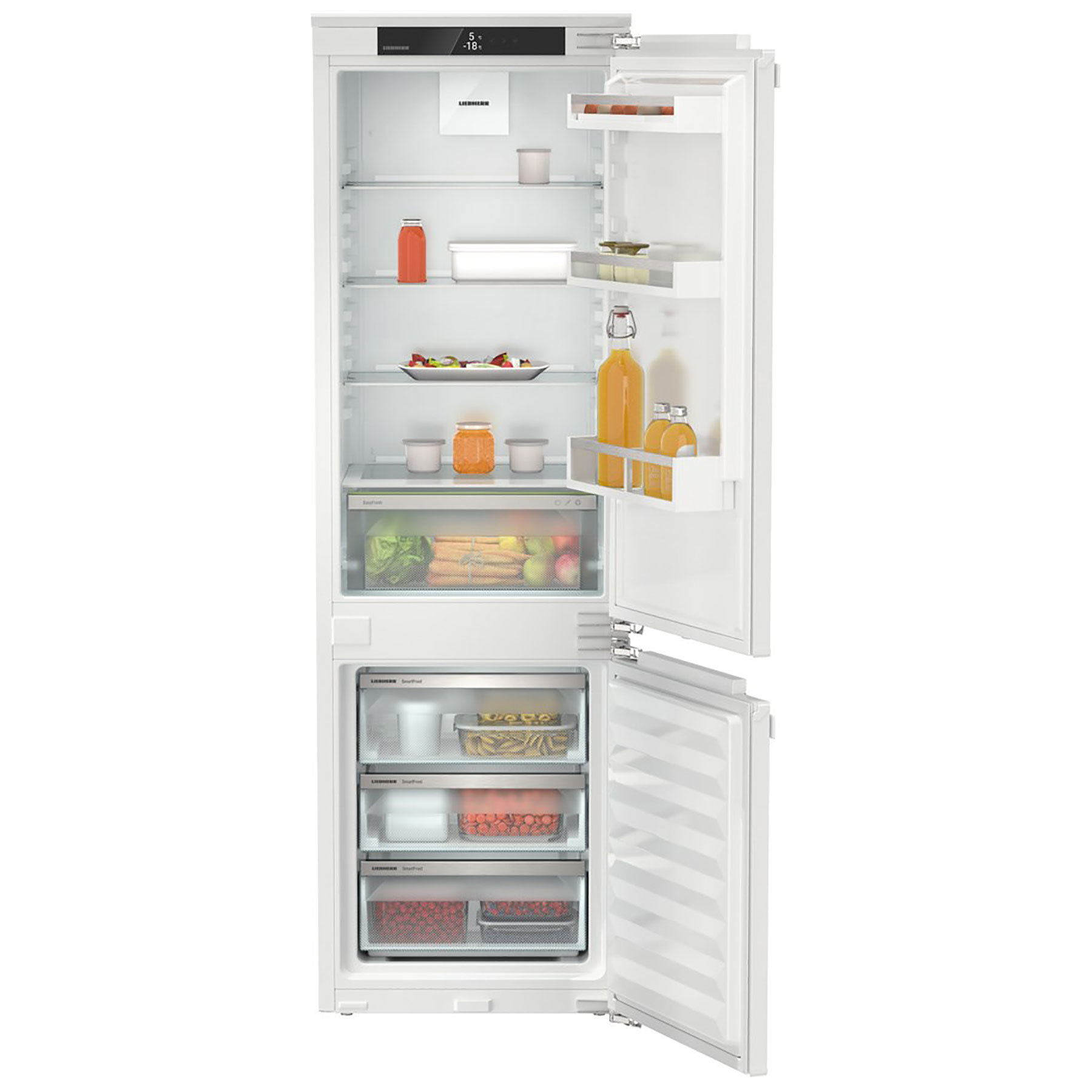 Liebherr ICE5103 Integrated 70 30 Fridge Freezer 177cm High, photo 2
