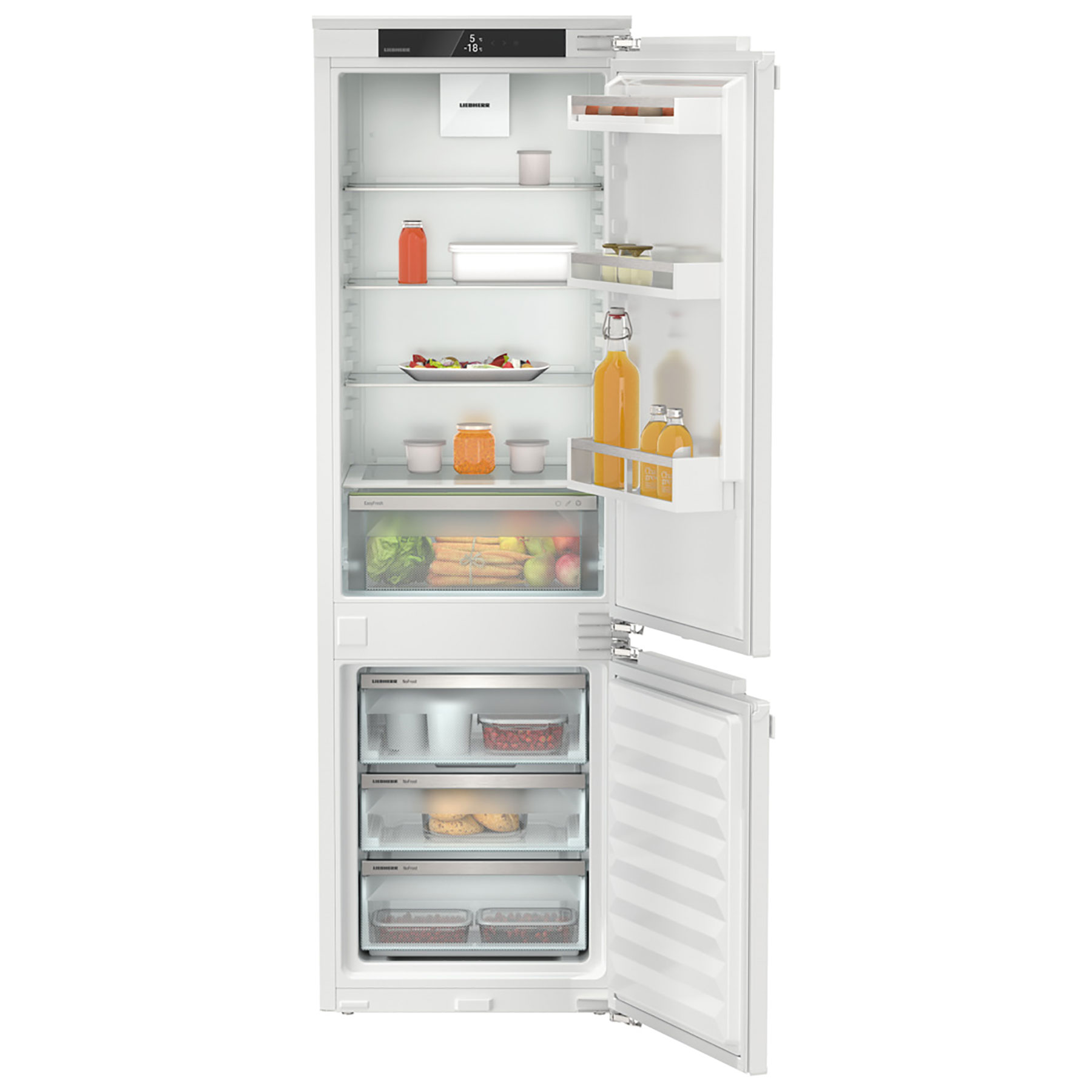 Liebherr ICNC5103 Integrated 70 30 Frost Free Fridge Freezer 177cm Hig, photo 2