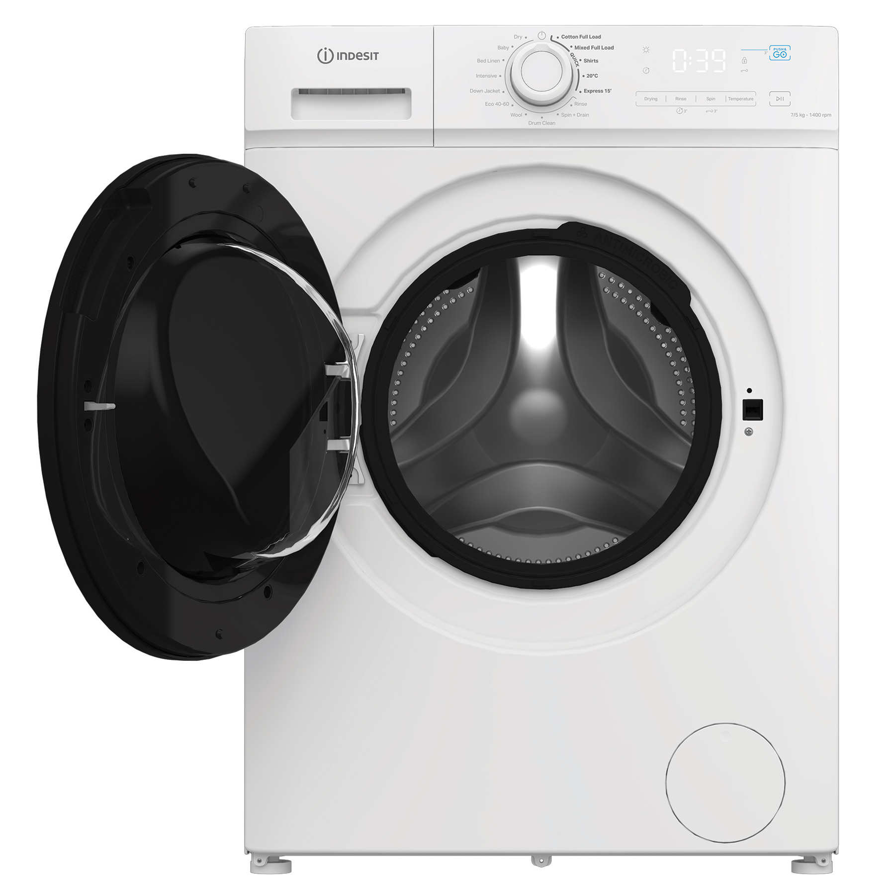 Indesit IDMA75624MYT Washer Dryer in White 1400 Spin 7kg 5kg D Rated P, photo 4