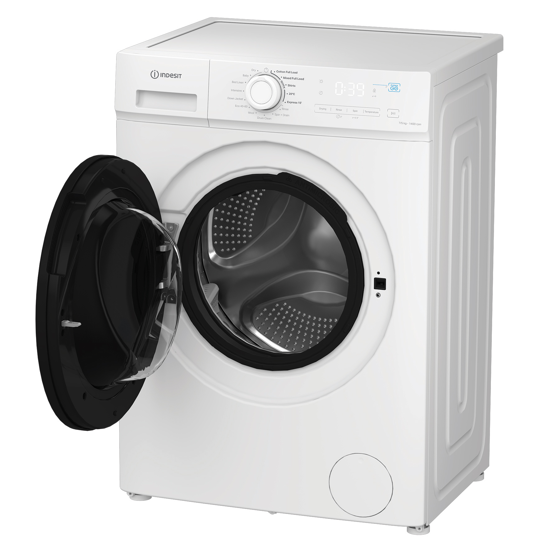 Indesit IDMA75624MYT Washer Dryer in White 1400 Spin 7kg 5kg D Rated P, photo 5