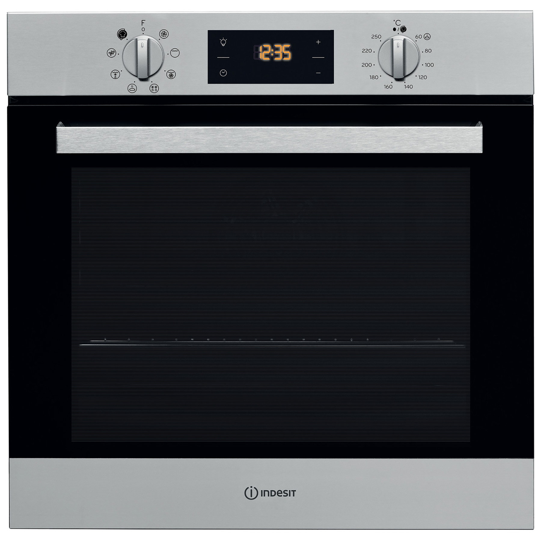 Indesit IFW6340IX Built In Electric Single Oven in St Steel 66L