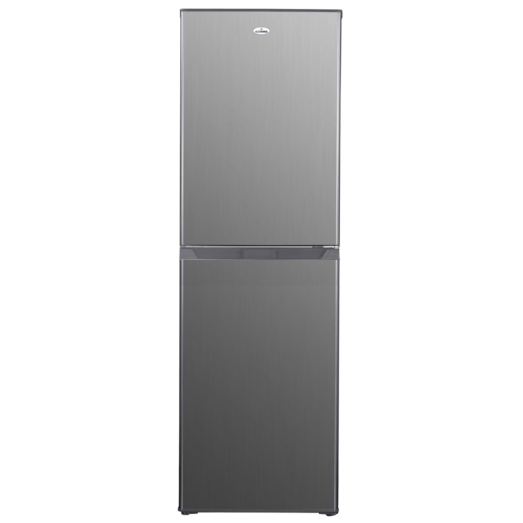 Iceking IK1750EX 172cm High 50 50 Fridge Freezer in Silver 55cm Wide
