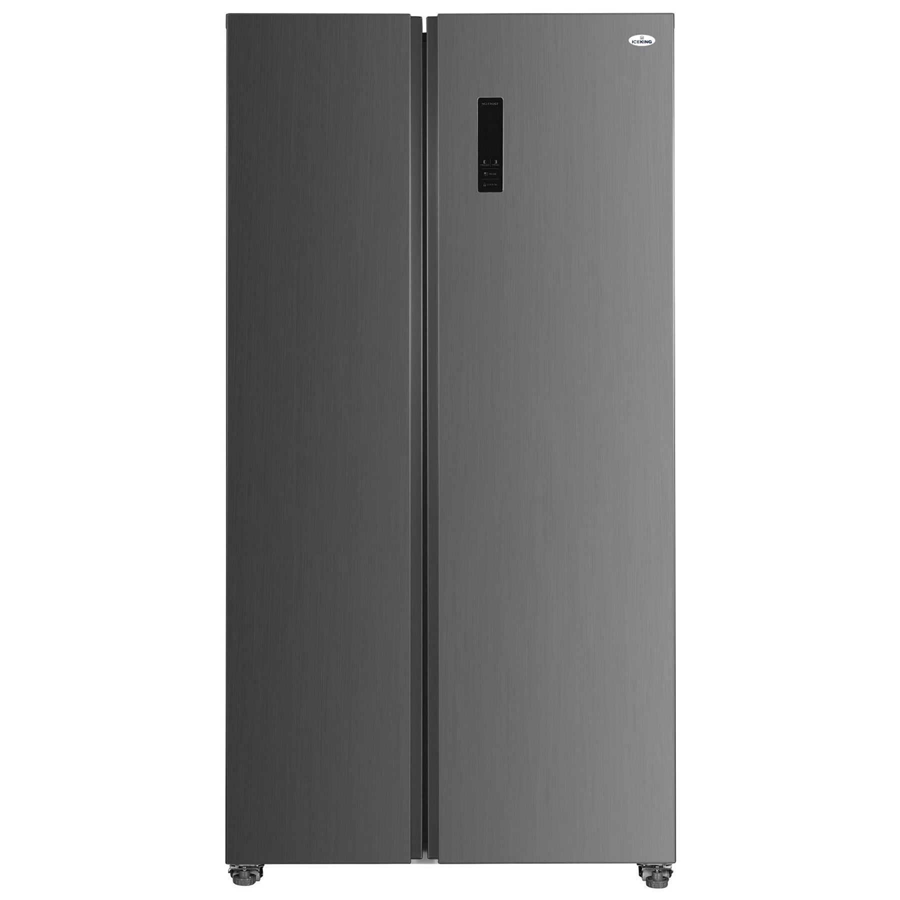 Iceking IKSBS442IX American Fridge Freezer in Dark Inox Frost Free