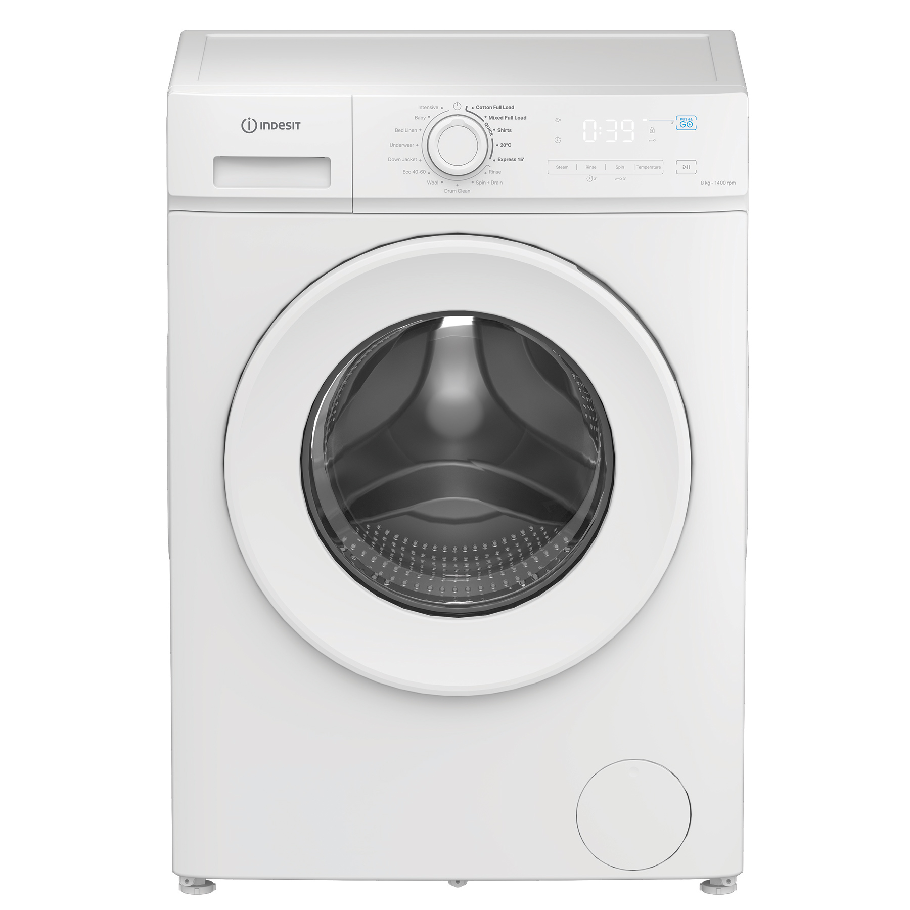 Indesit IMA864MYTIME 8kg 1400 Spin Washing Machine in White A Rated Pu, photo 2
