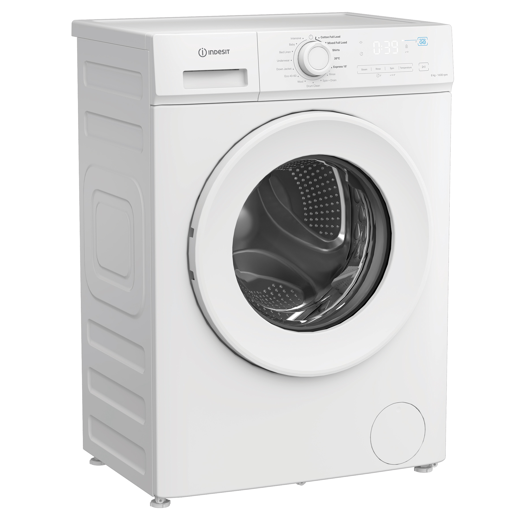 Indesit IMA864MYTIME 8kg 1400 Spin Washing Machine in White A Rated Pu, photo 3