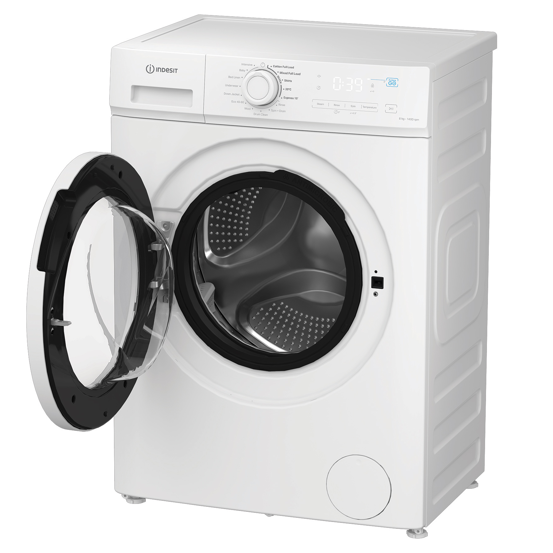 Indesit IMA864MYTIME 8kg 1400 Spin Washing Machine in White A Rated Pu, photo 5