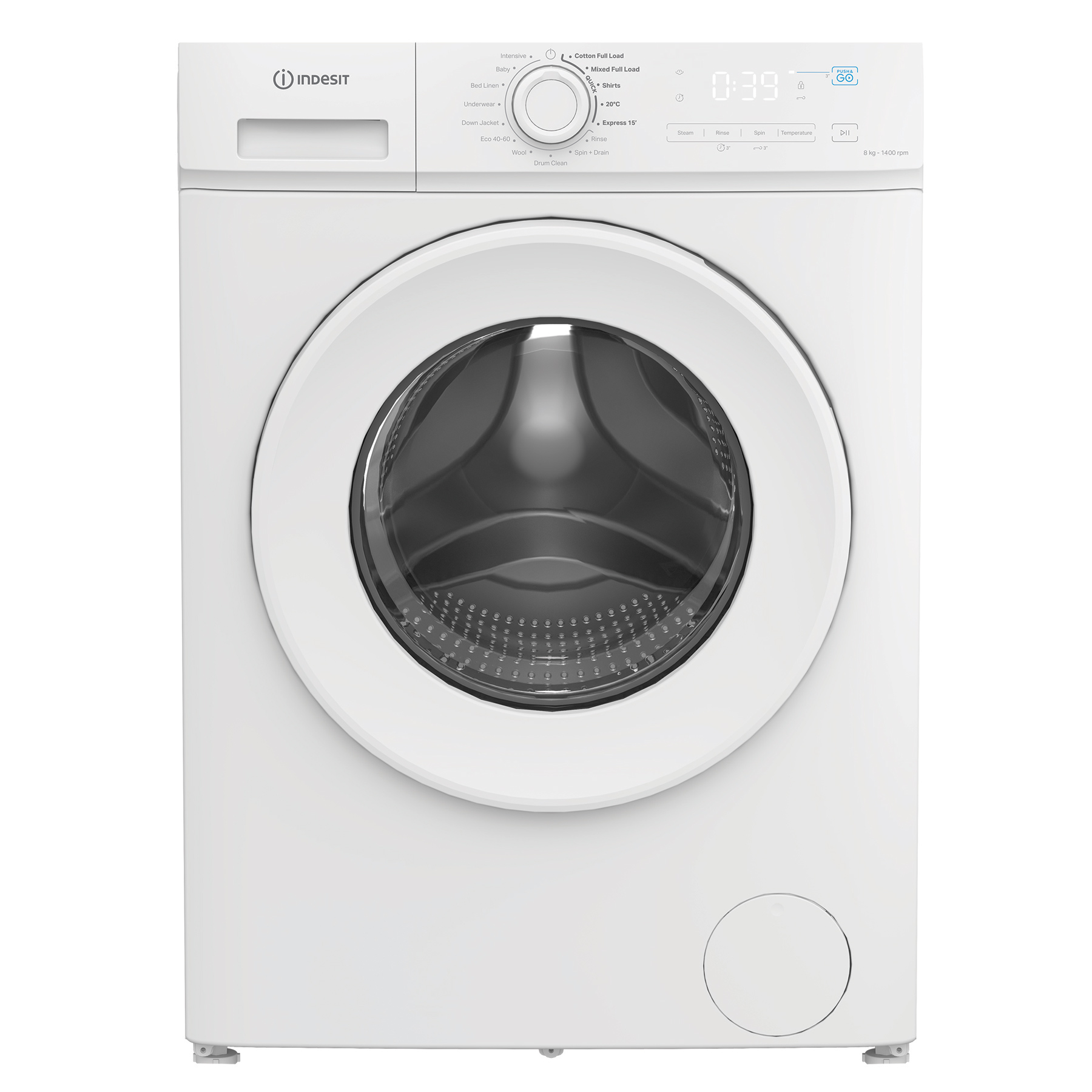 Indesit IMA864MYTIME 8kg 1400 Spin Washing Machine in White A Rated Pu