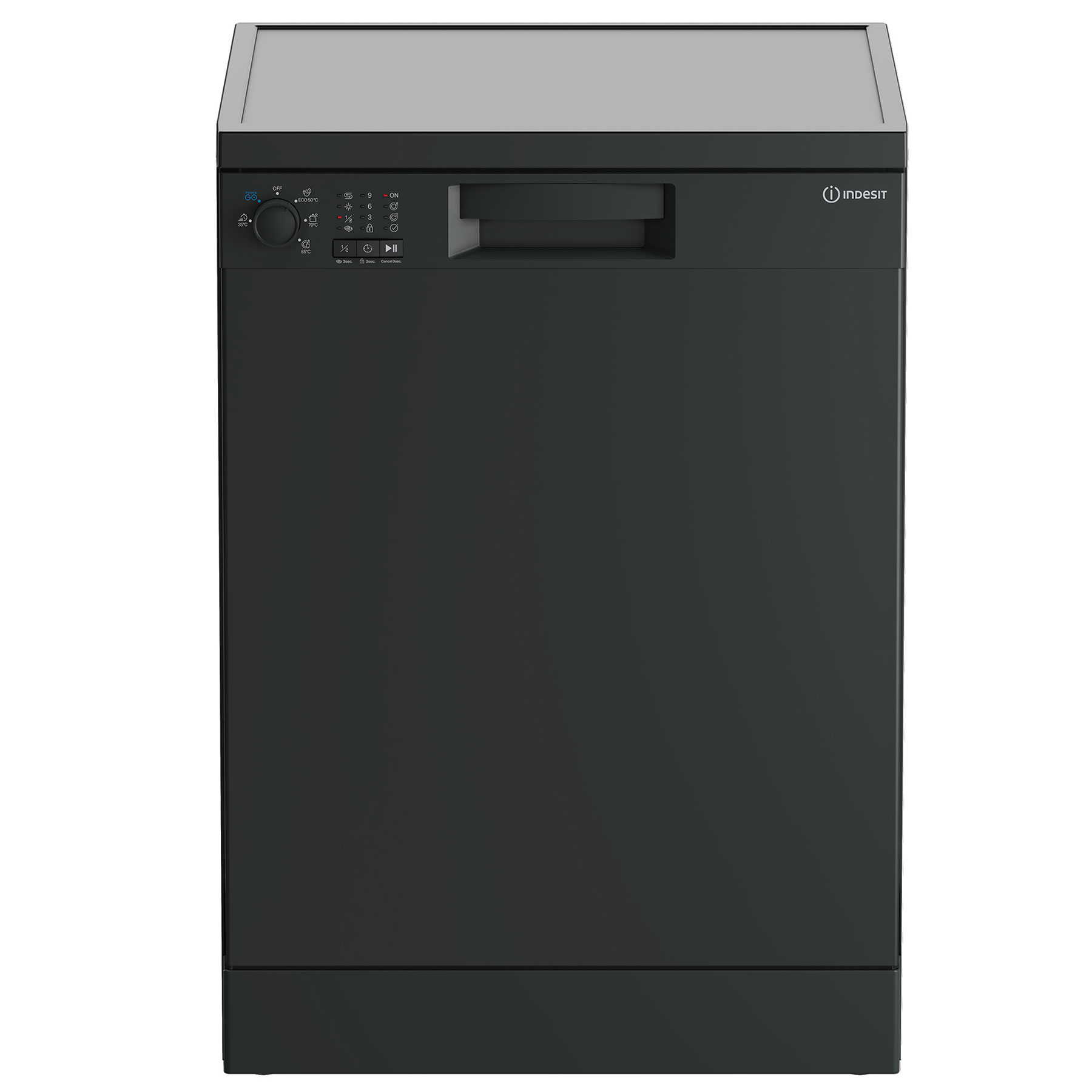 Indesit IN2FE13DT9A 60cm Dishwasher in Anthracite 13 Place Setting E R