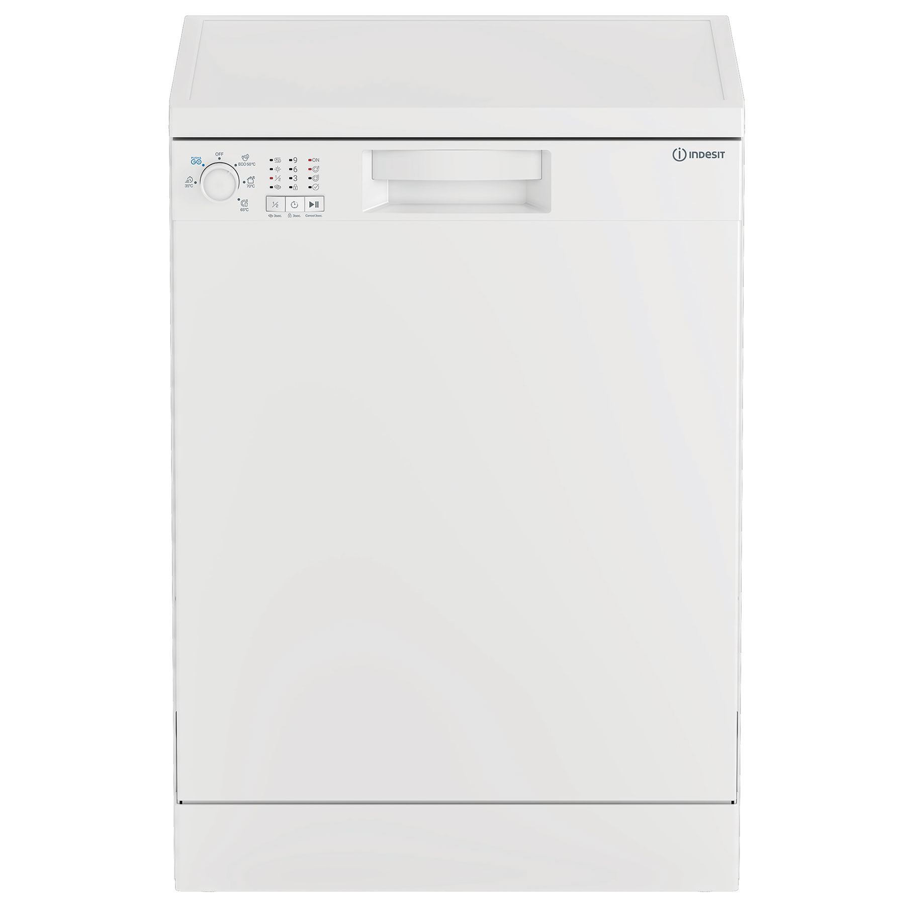 Indesit IN2FE13DT9W 60cm Dishwasher in White 13 Place Setting E Rated