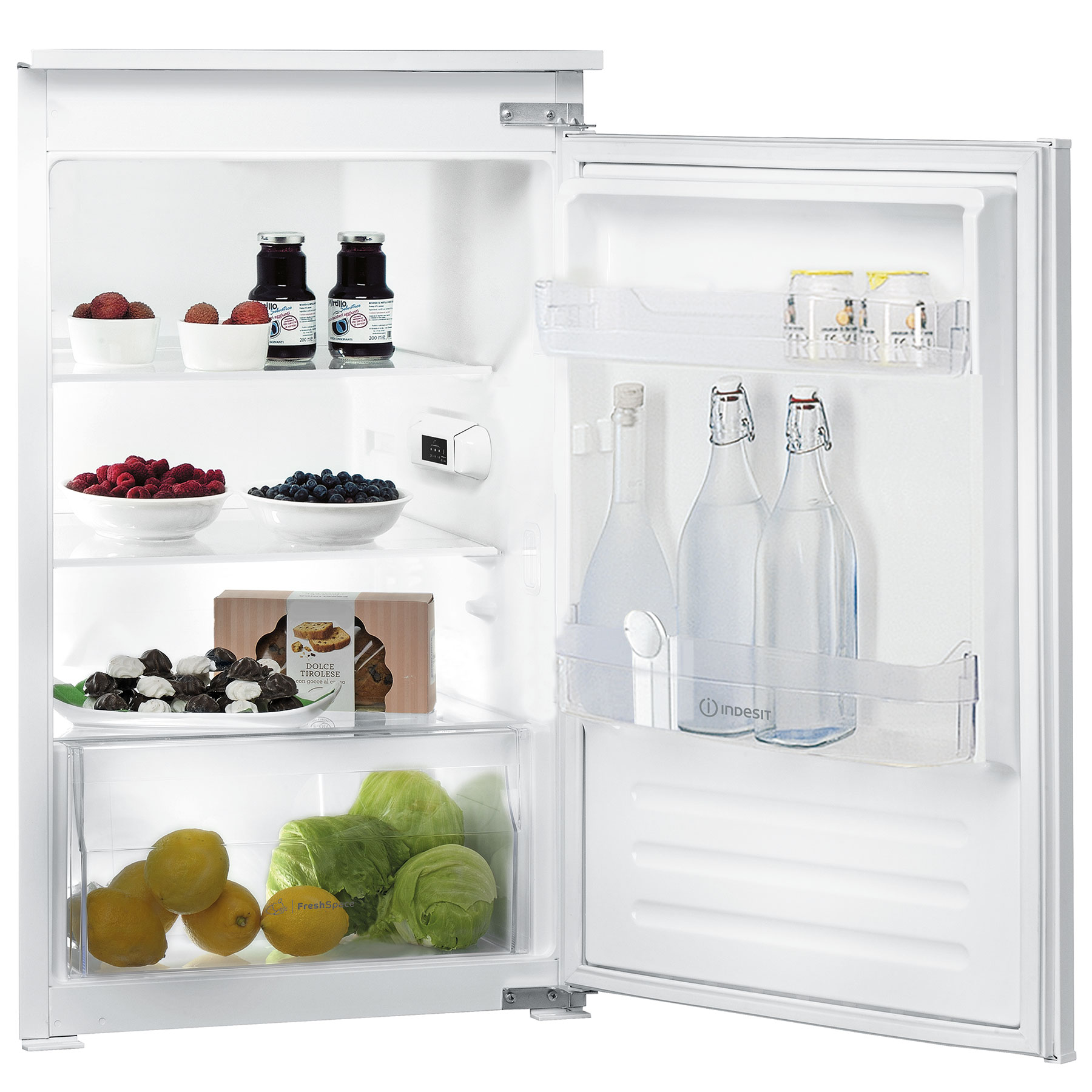 Indesit INS9012 88cm High Integrated Undercounter Fridge 54cm Wide