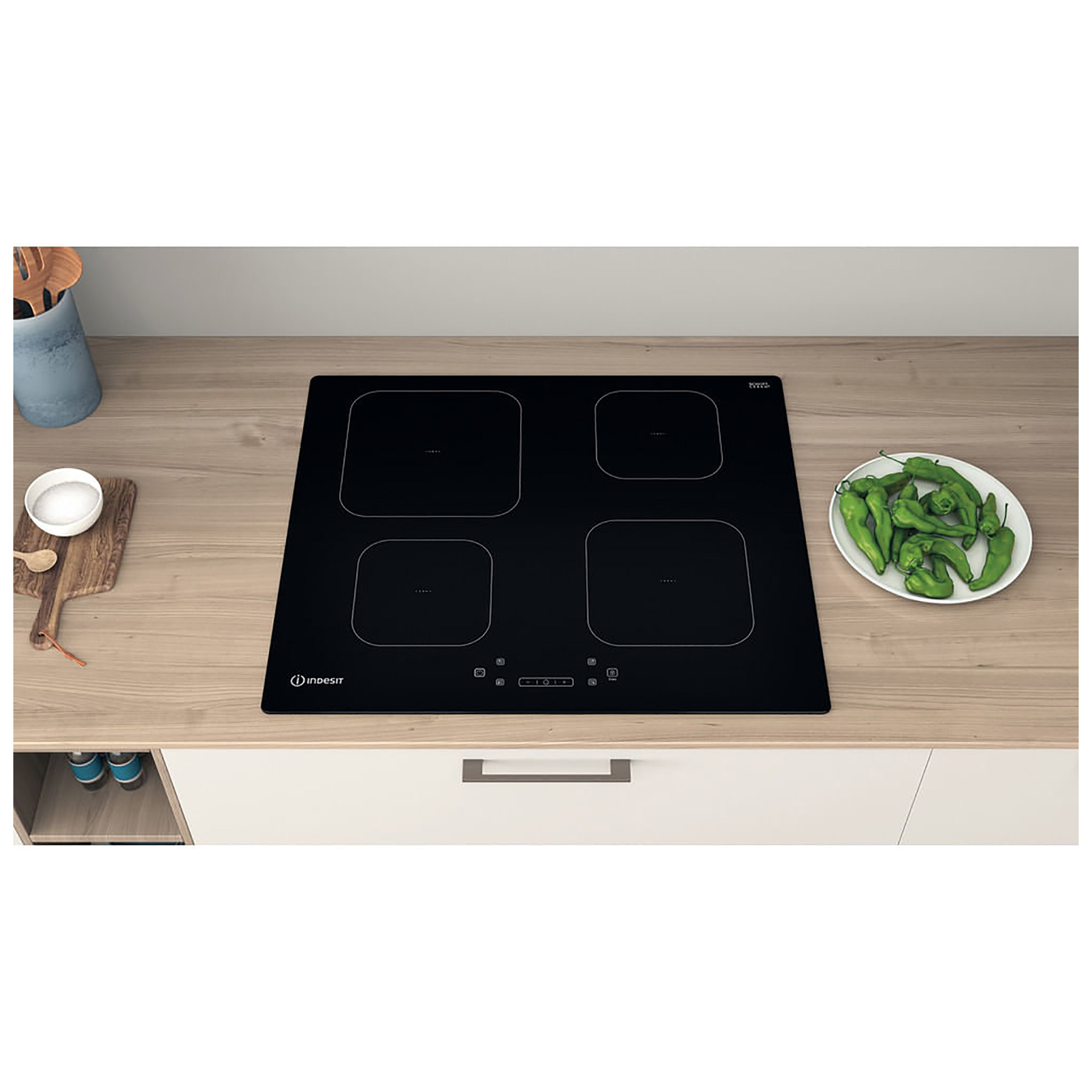 Indesit IS83Q60NE 60cm Touch Control Induction Hob in Black, photo 5