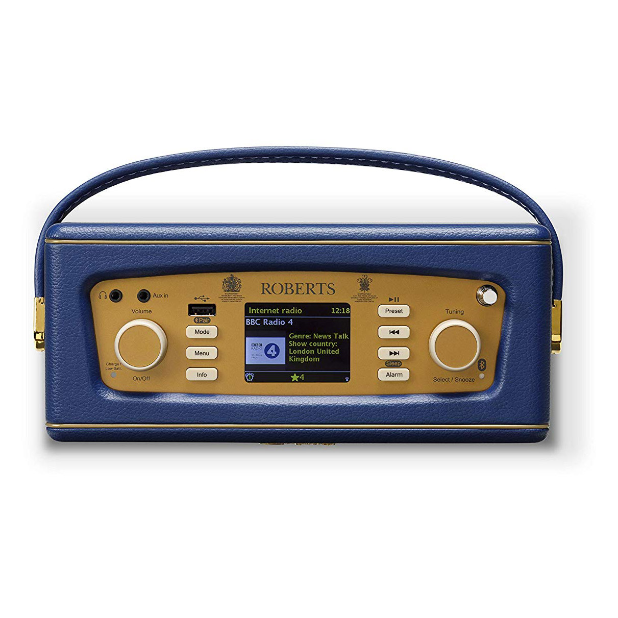 Roberts ISTREAMLMB Revival Smart DAB FM Radio with Alexa in Midnight B, photo 4