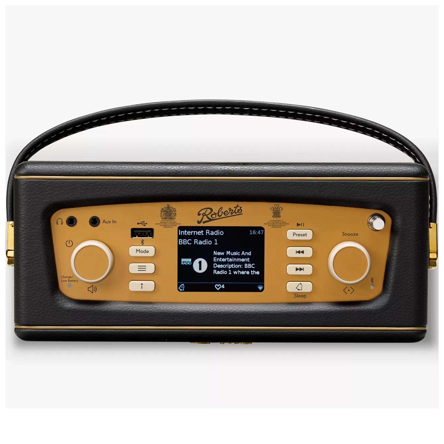 Roberts ISTREAML Revival Smart DAB FM Radio with Alexa in Black, photo 4