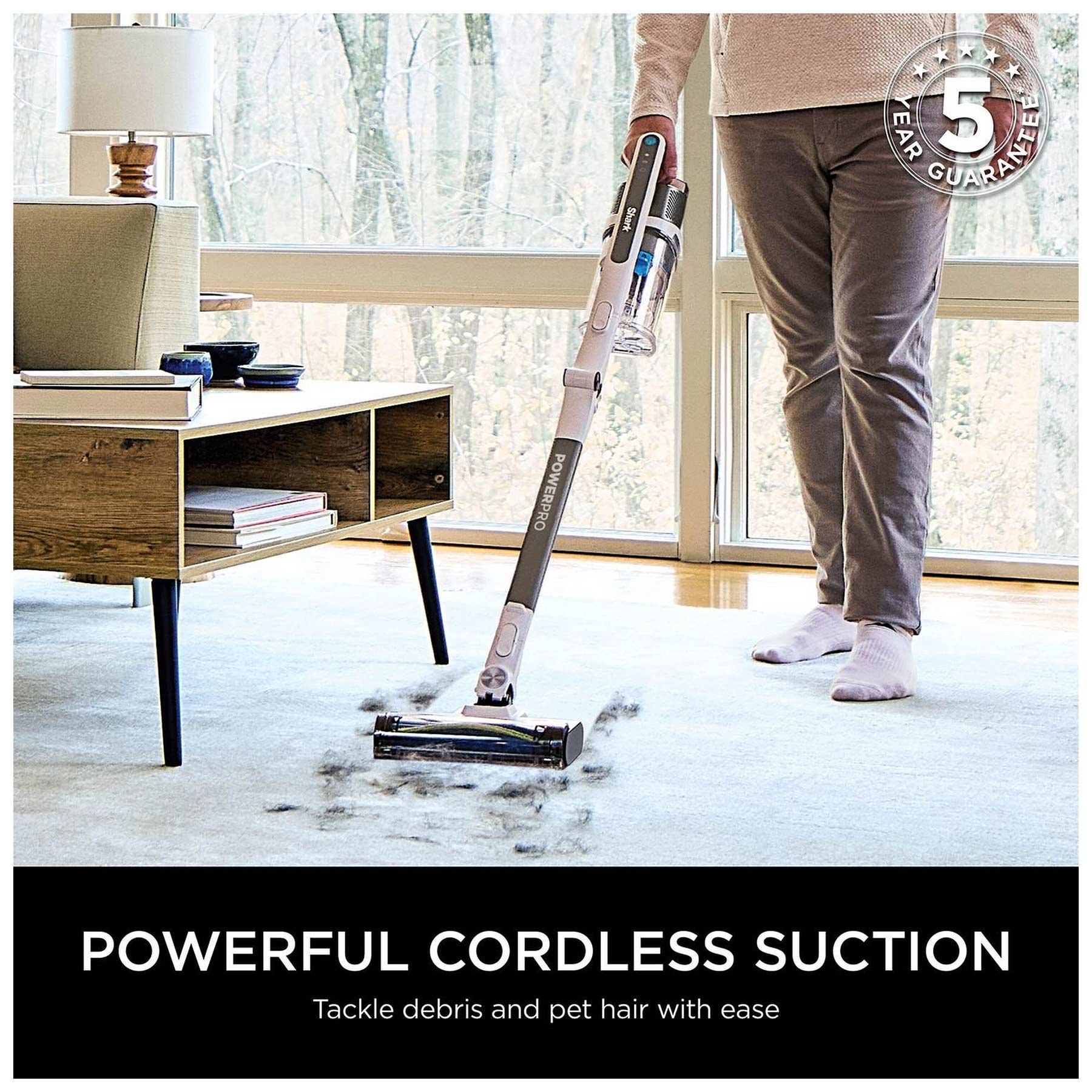 Shark IZ380UKT PowerPro Pet Cordless Stick Vacuum Cleaner in Java Meta, photo 2