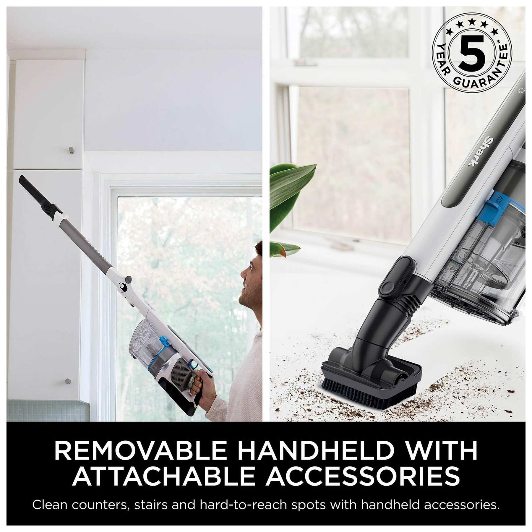 Shark IZ380UKT PowerPro Pet Cordless Stick Vacuum Cleaner in Java Meta, photo 5