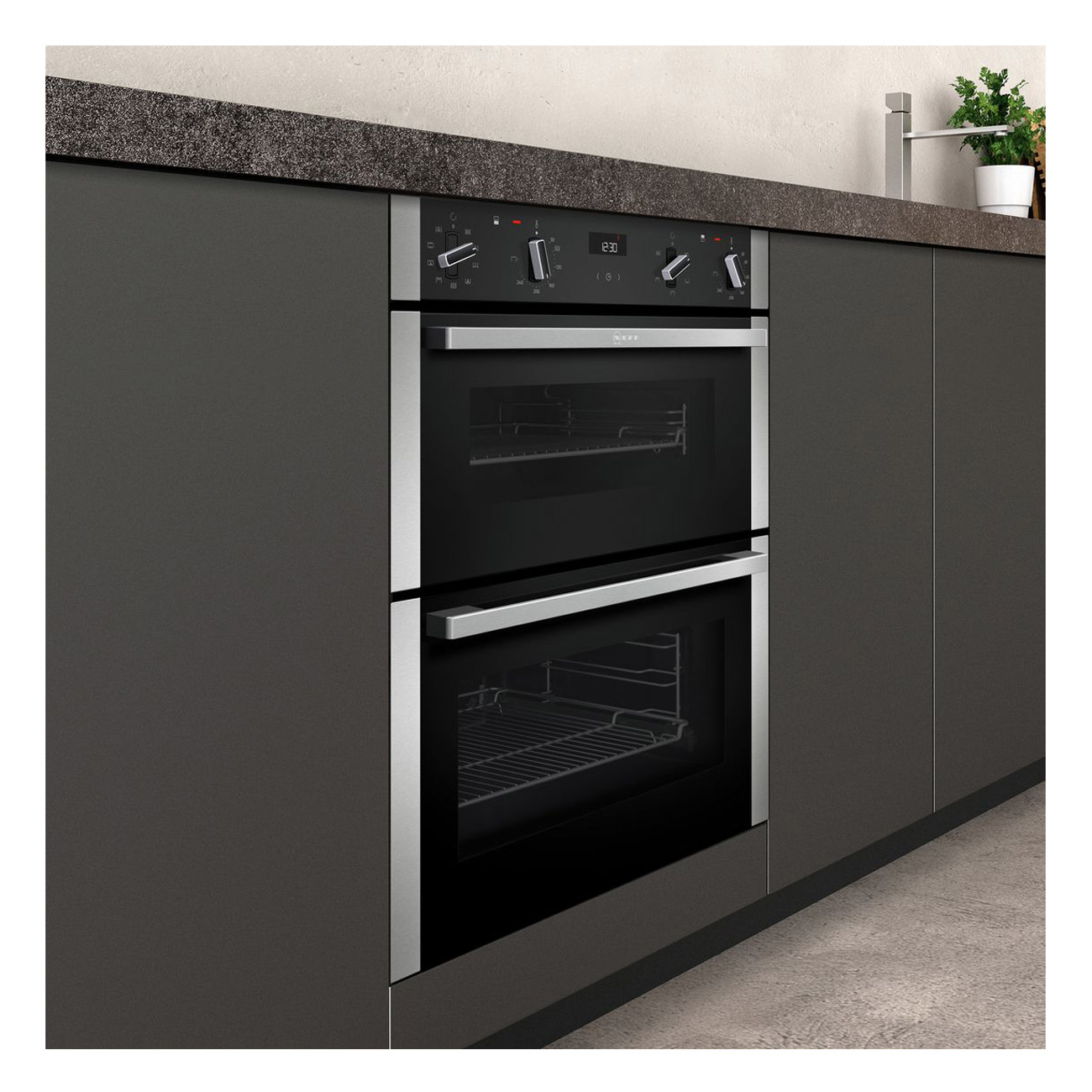 Neff J1ACE2HN0B N50 Built Under CircoTherm Double Oven in Black with S, photo 2