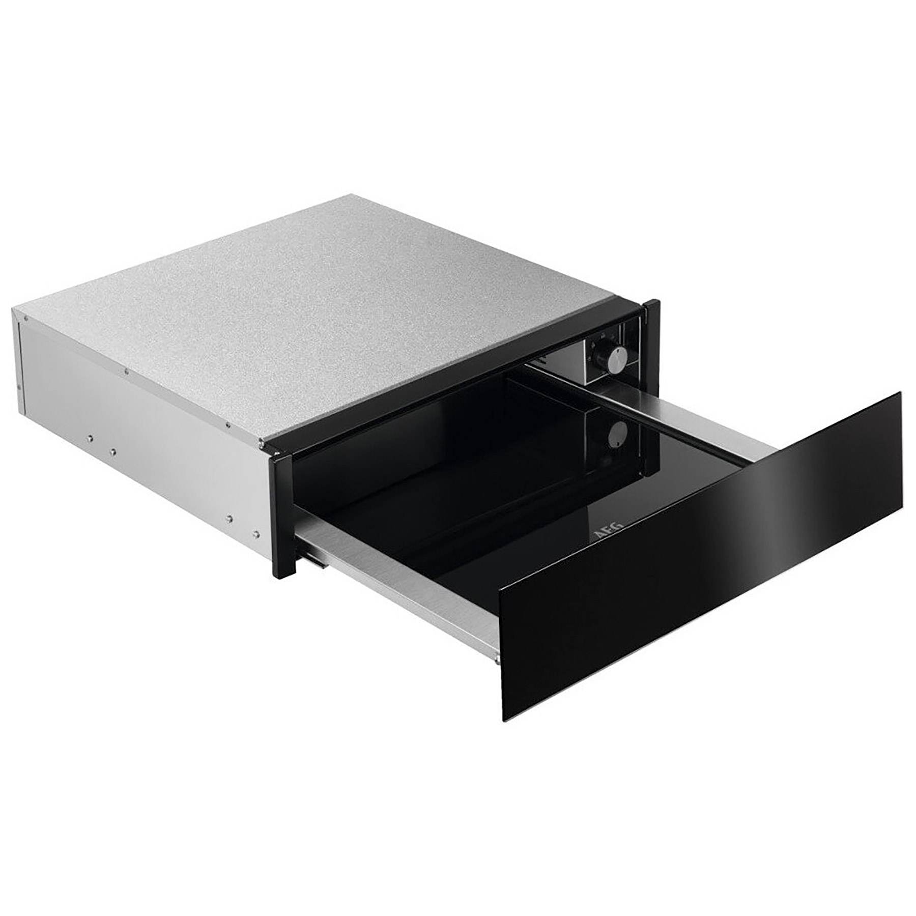 Image of AEG KDE911424B 14cm Built In Warming Drawer in Black