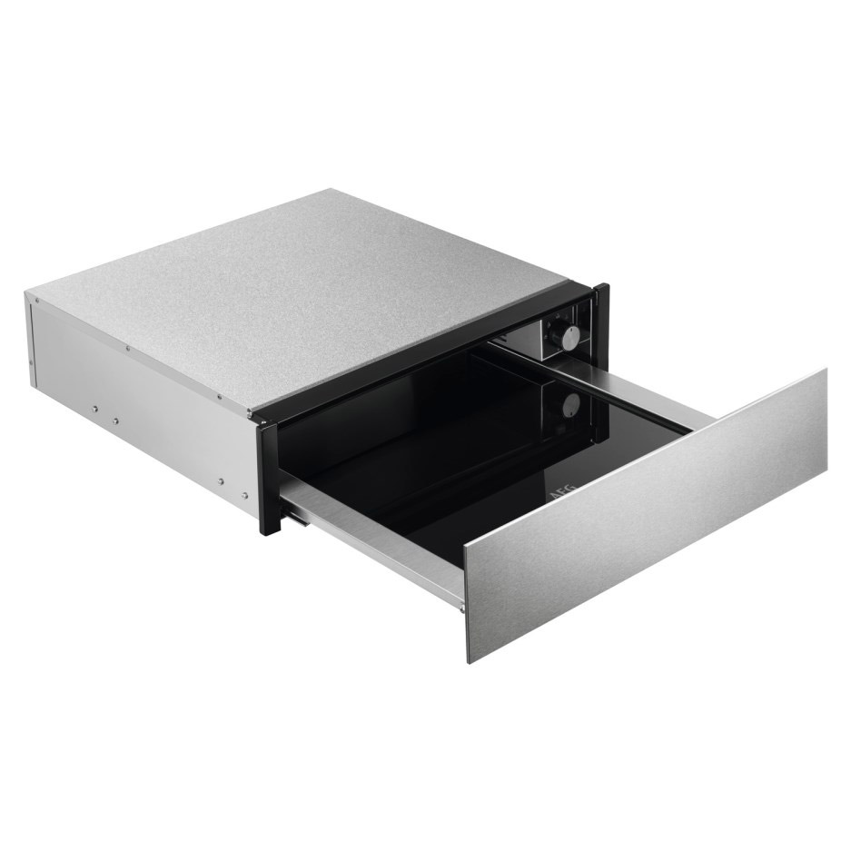 Image of AEG KDE911424M 14cm Built In Warming Drawer in Stainless Steel