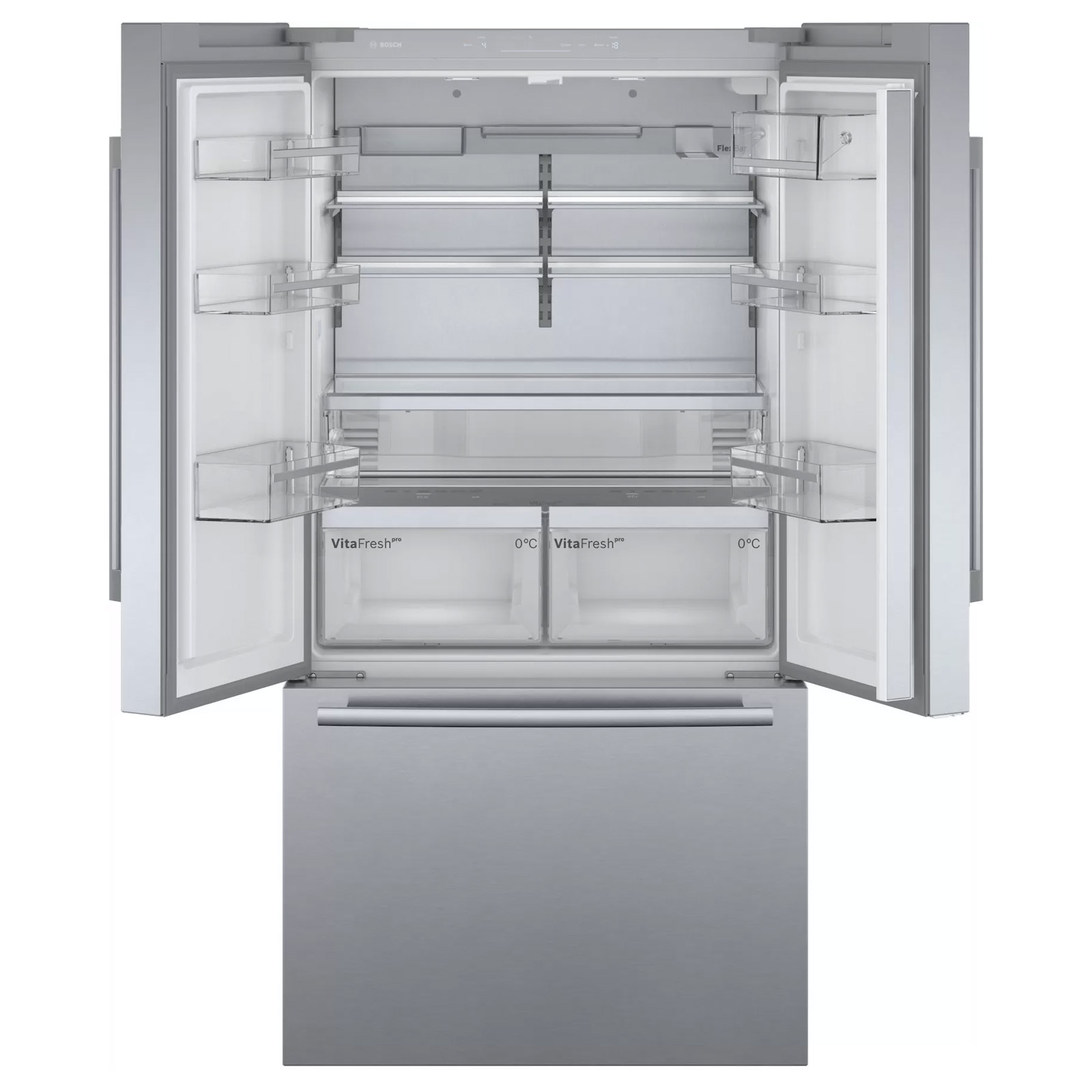 Bosch KFF96PIEP Series 8 American Fridge Freezer in Stainless Steel wi, photo 2