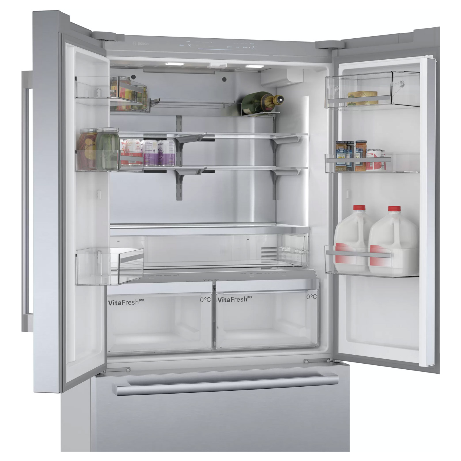Bosch KFF96PIEP Series 8 American Fridge Freezer in Stainless Steel wi, photo 3