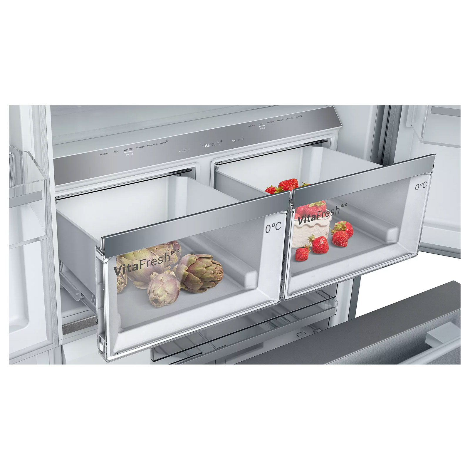 Bosch KFF96PIEP Series 8 American Fridge Freezer in Stainless Steel wi, photo 4