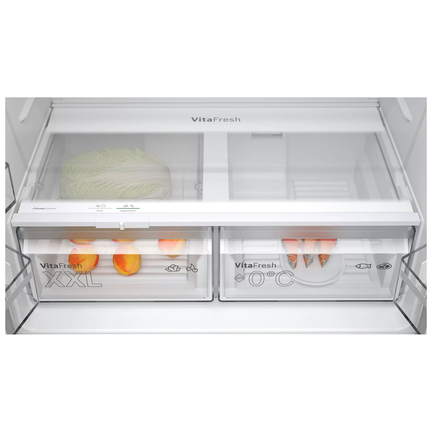 Bosch KFN96VPEAG Series 4 American Fridge Freezer in Brushed Steel Fro, photo 5