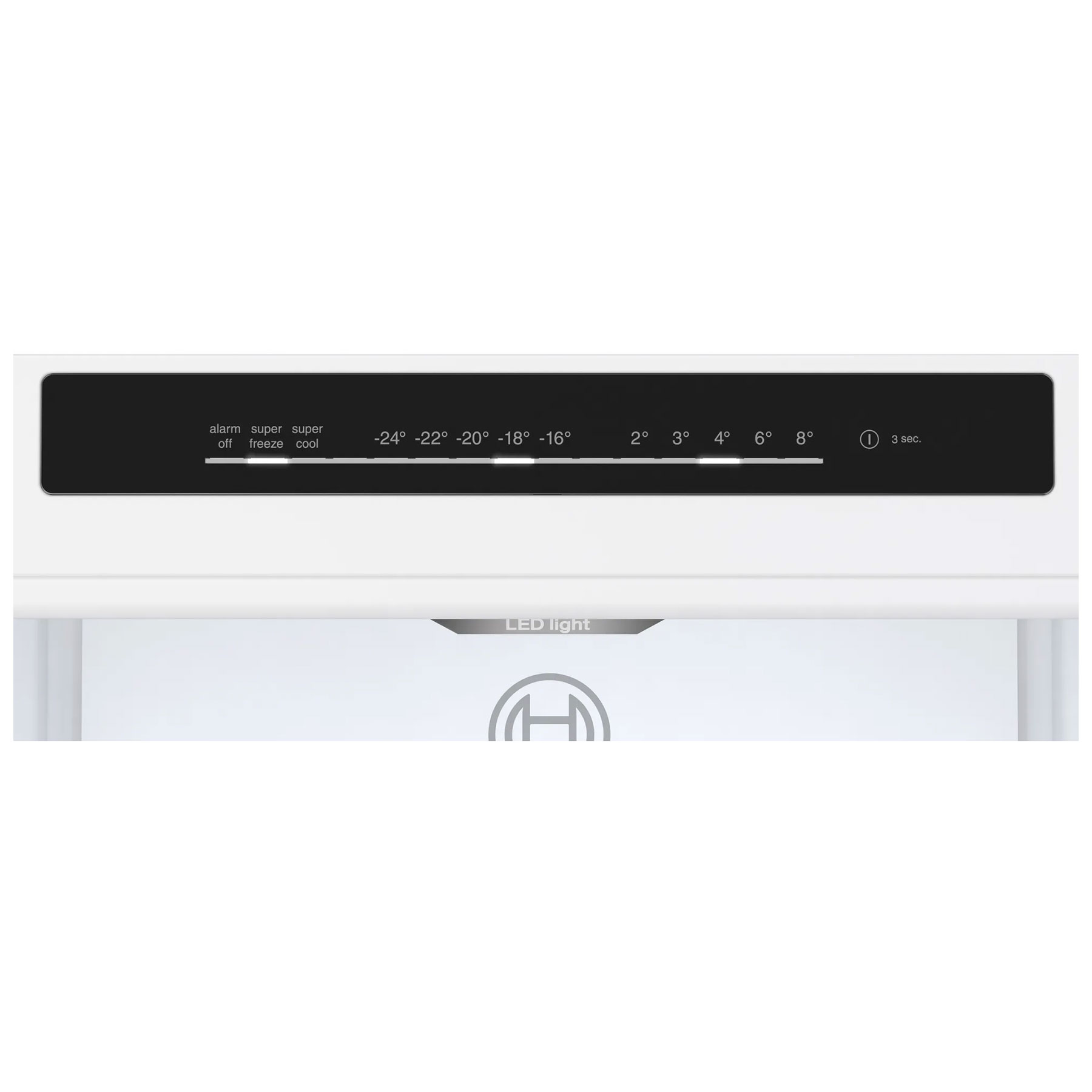 Bosch KGN362LDFG Series 4 186cm High 60 40 Frost Free Fridge Freezer I, photo 3