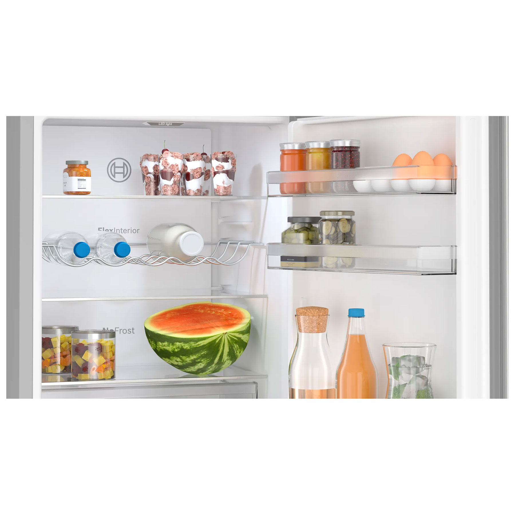 Bosch KGN362LDFG Series 4 186cm High 60 40 Frost Free Fridge Freezer I, photo 4