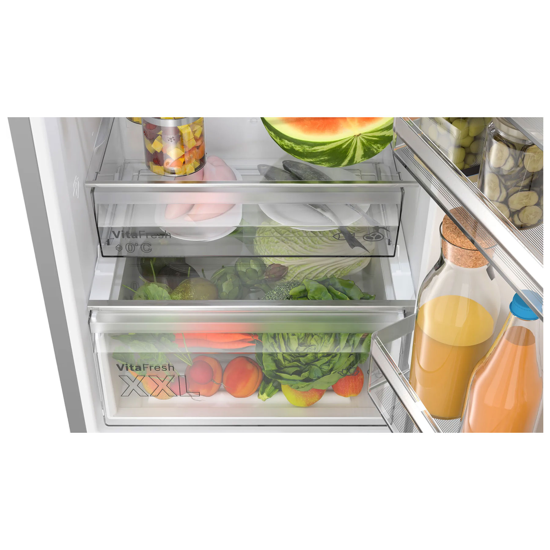 Bosch KGN362LDFG Series 4 186cm High 60 40 Frost Free Fridge Freezer I, photo 5