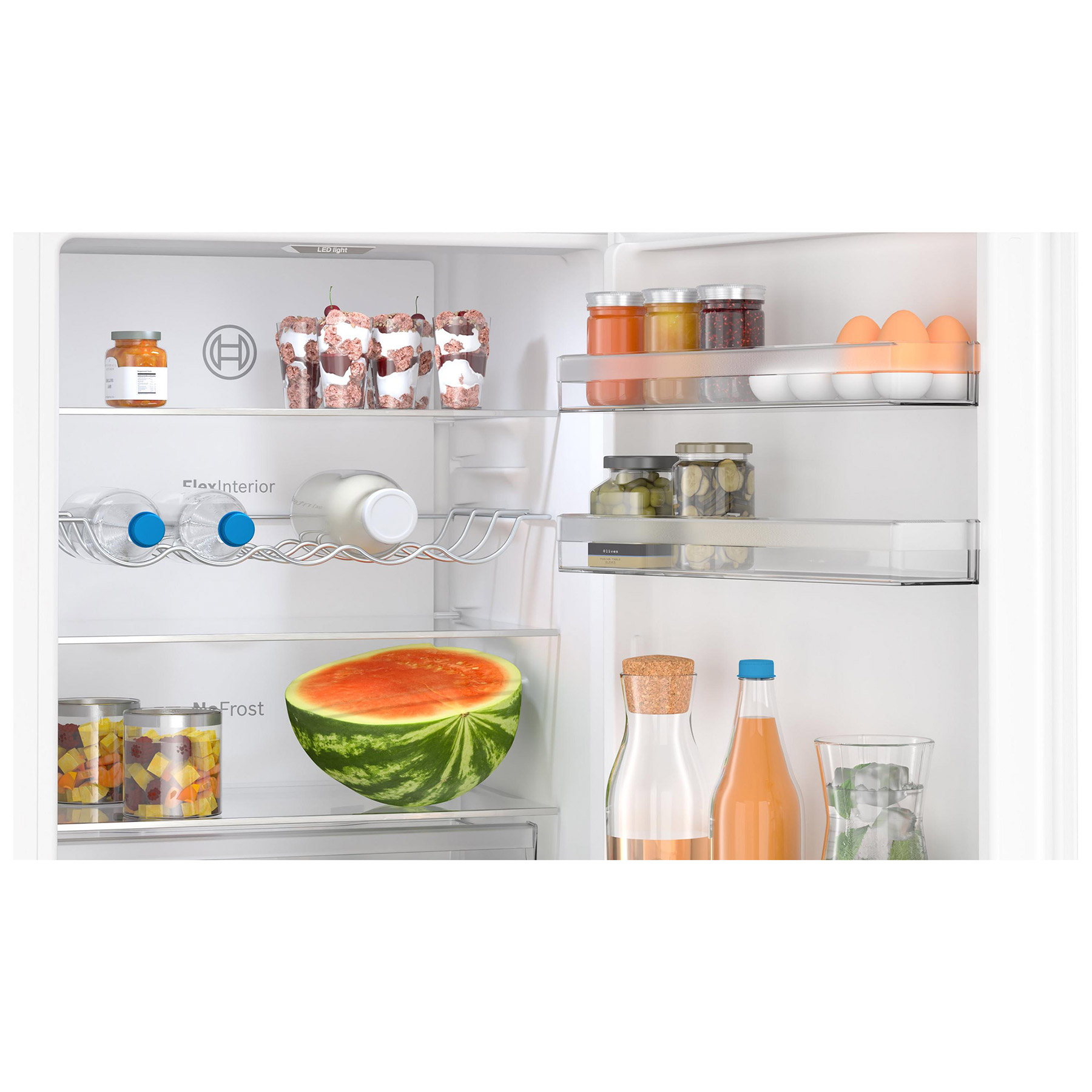 Bosch KGN362WDFG Series 4 186cm High 60 40 Frost Free Fridge Freezer i, photo 3