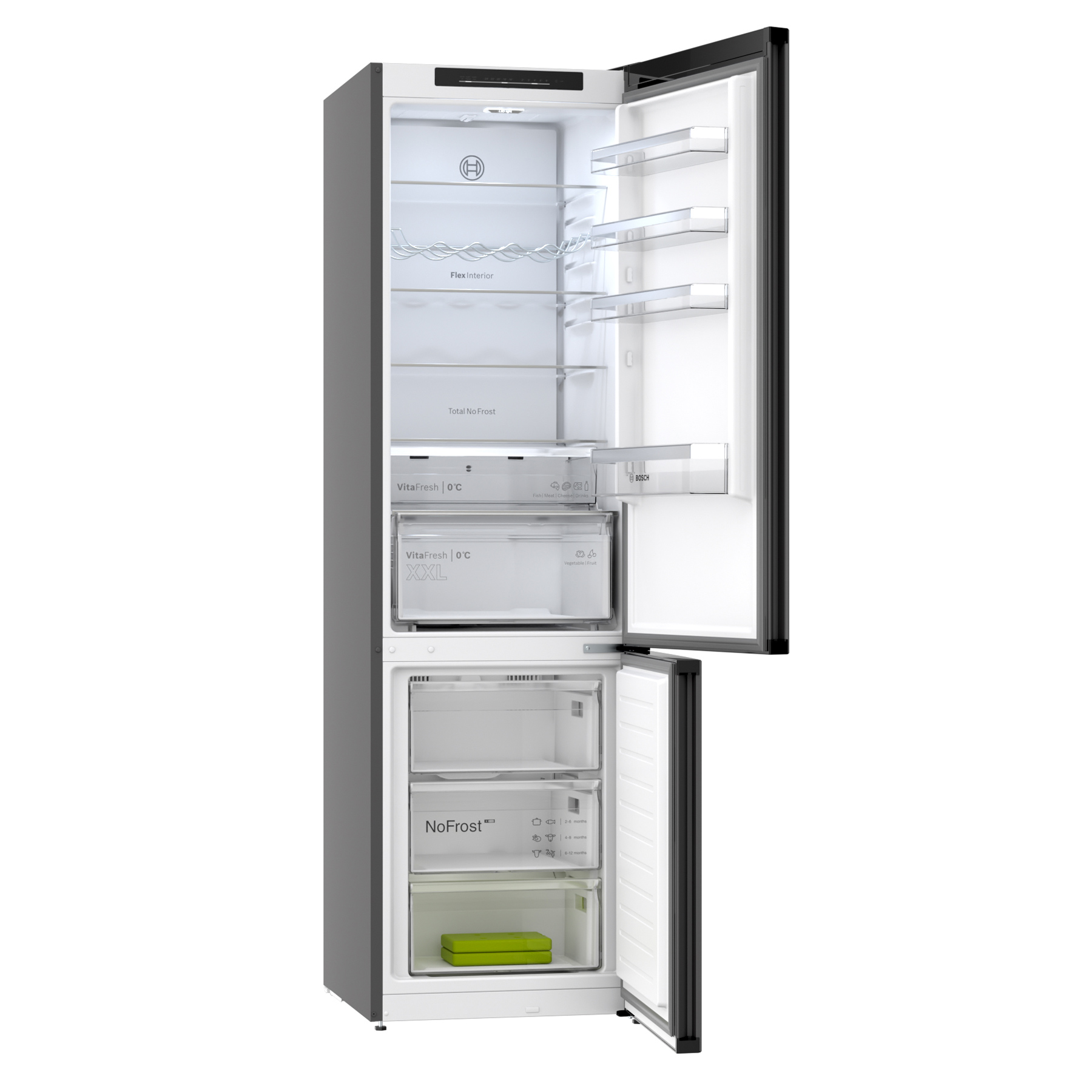 Bosch KGN39OCAFG Series 4 203cm High 70 30 Frost Free Fridge Freezer i, photo 2