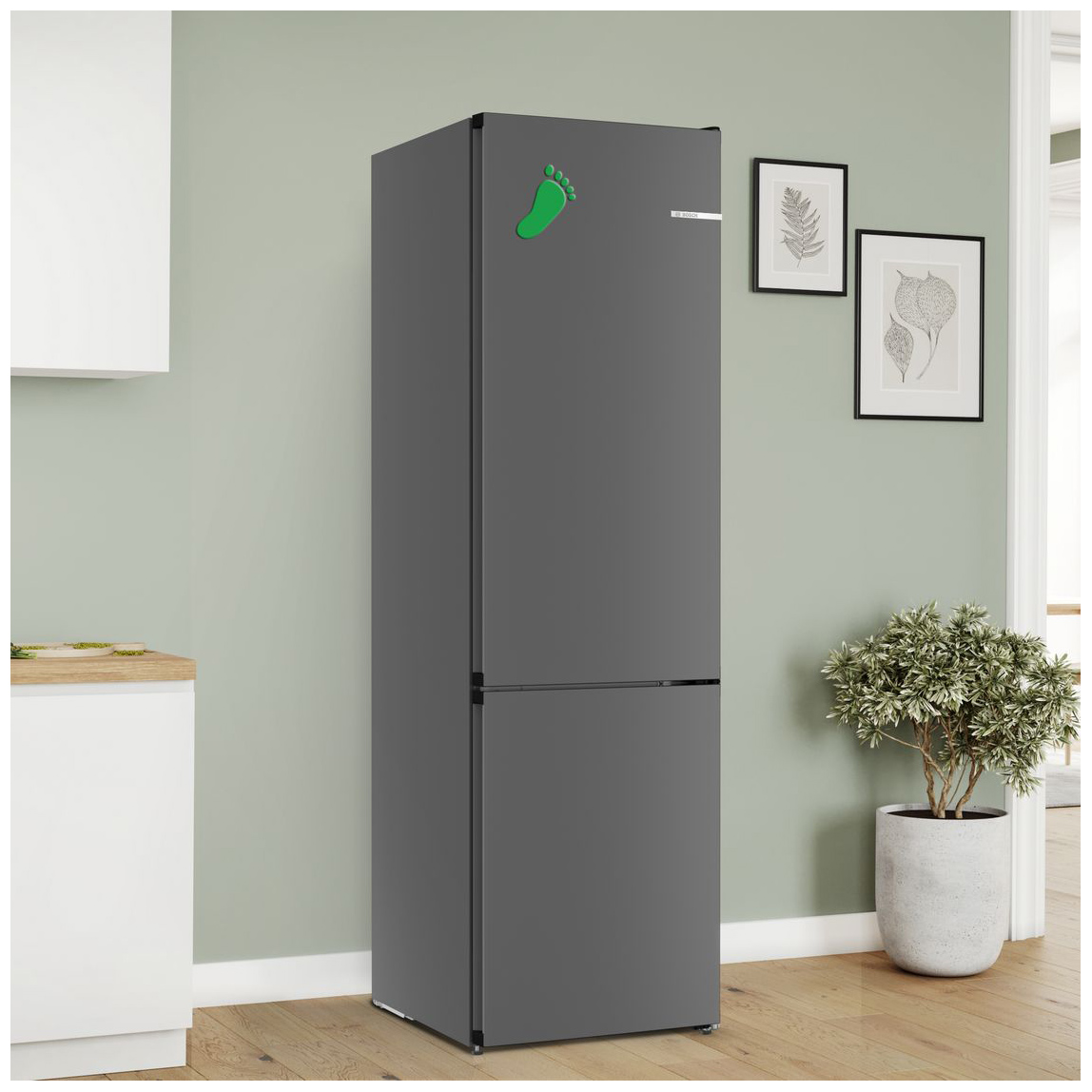 Bosch KGN39OCAFG Series 4 203cm High 70 30 Frost Free Fridge Freezer i, photo 3