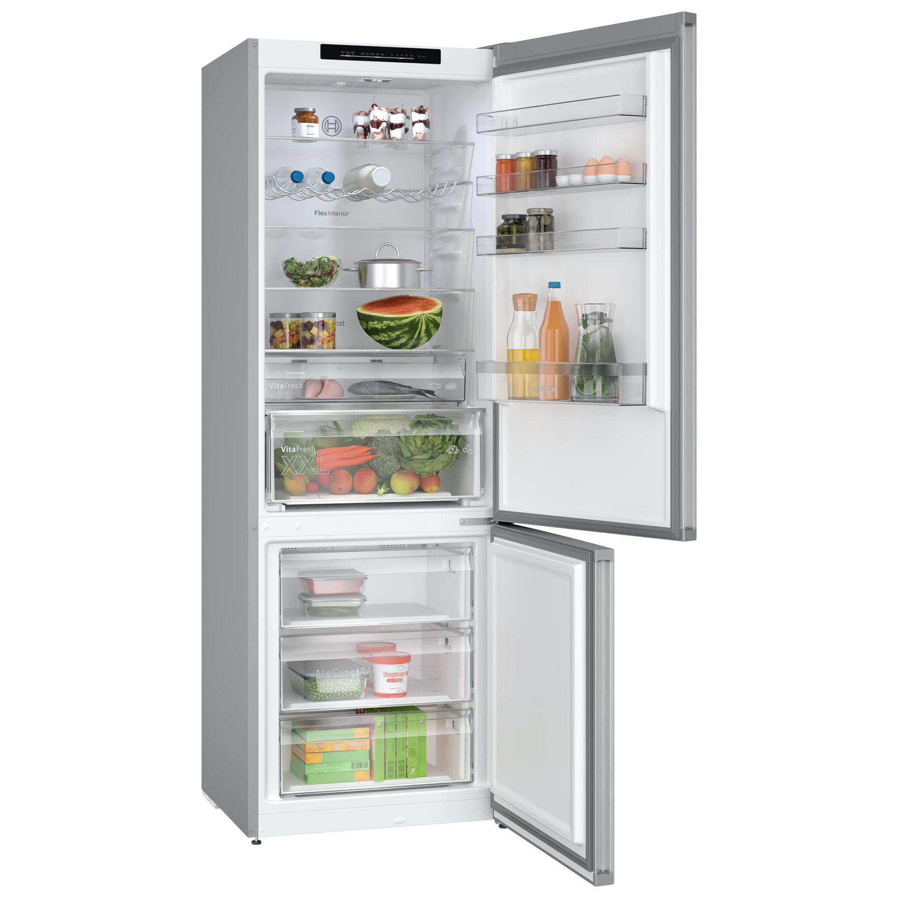 Bosch KGN492LDFG Series 4 203cm High 70 30 Frost Free Fridge Freezer i, photo 2