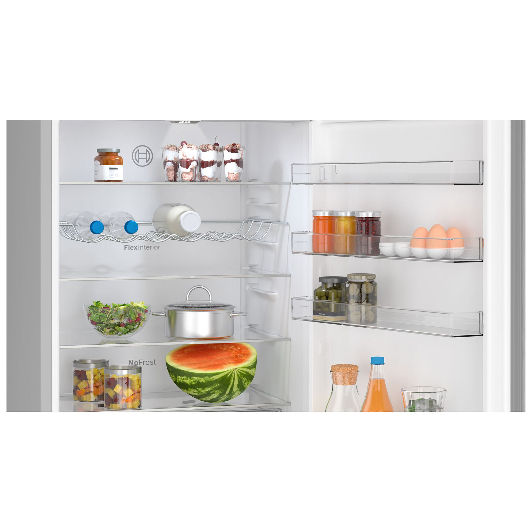 Bosch KGN492LDFG Series 4 203cm High 70 30 Frost Free Fridge Freezer i, photo 3