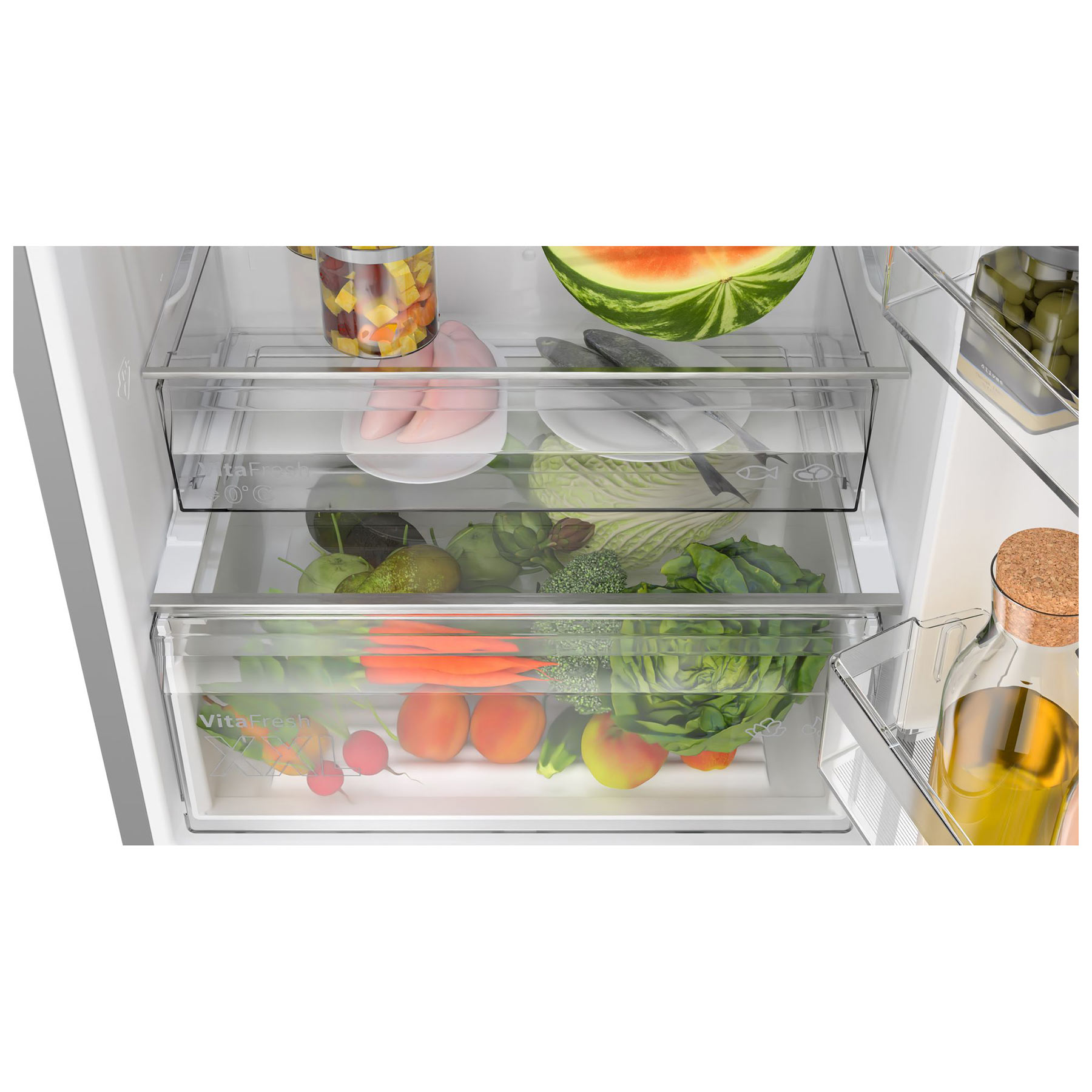 Bosch KGN492LDFG Series 4 203cm High 70 30 Frost Free Fridge Freezer i, photo 4