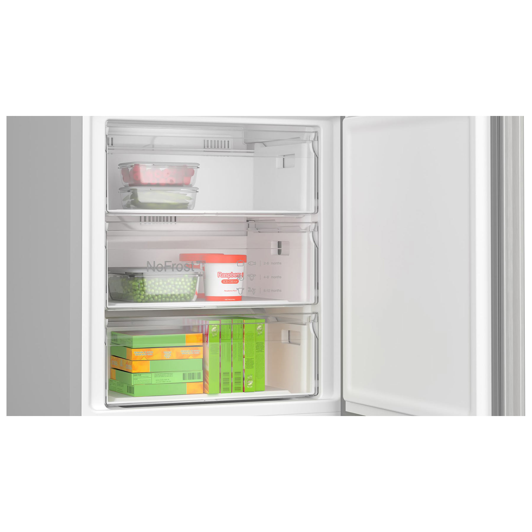Bosch KGN492LDFG Series 4 203cm High 70 30 Frost Free Fridge Freezer i, photo 5