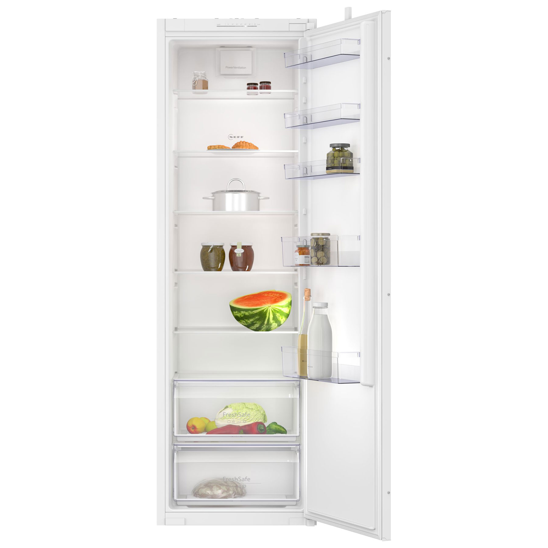 Neff KI1811SE0G N30 177cm High Integrated Upright Fridge 54cm Wide