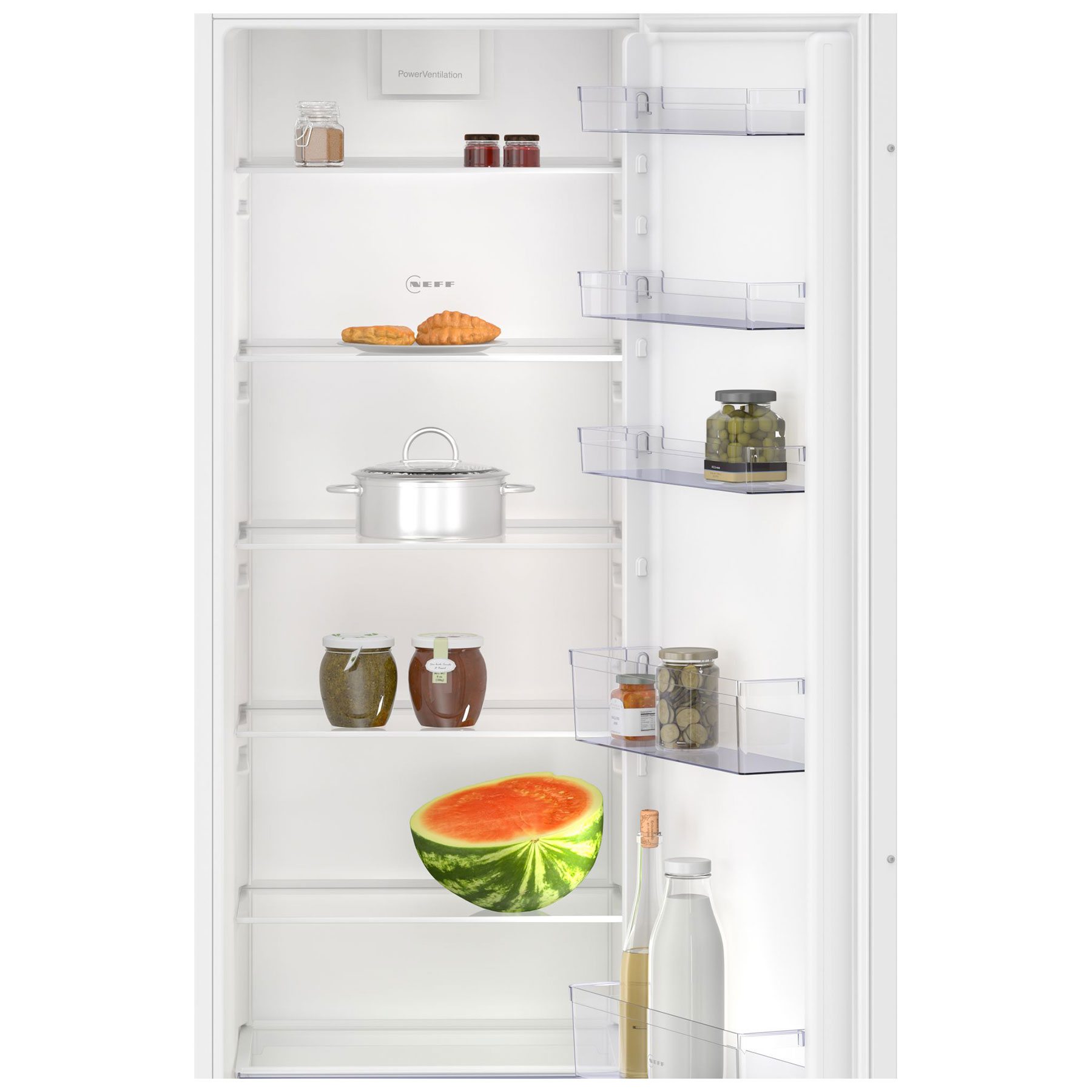 Neff KI1811SE0G N30 177cm High Integrated Upright Fridge 54cm Wide, photo 3