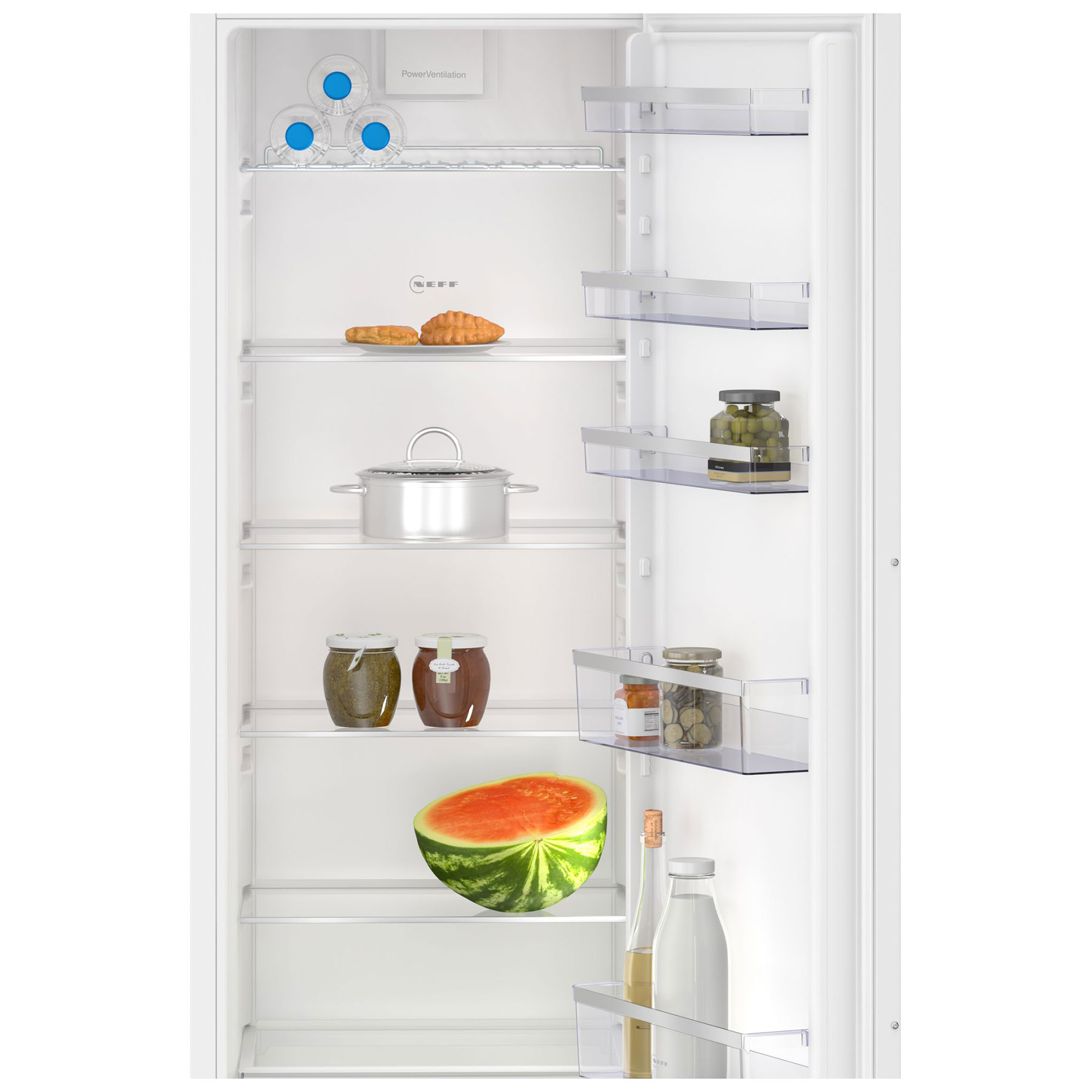 Neff KI1812FE0G N50 177cm High Integrated Upright Fridge 54cm Wide, photo 3