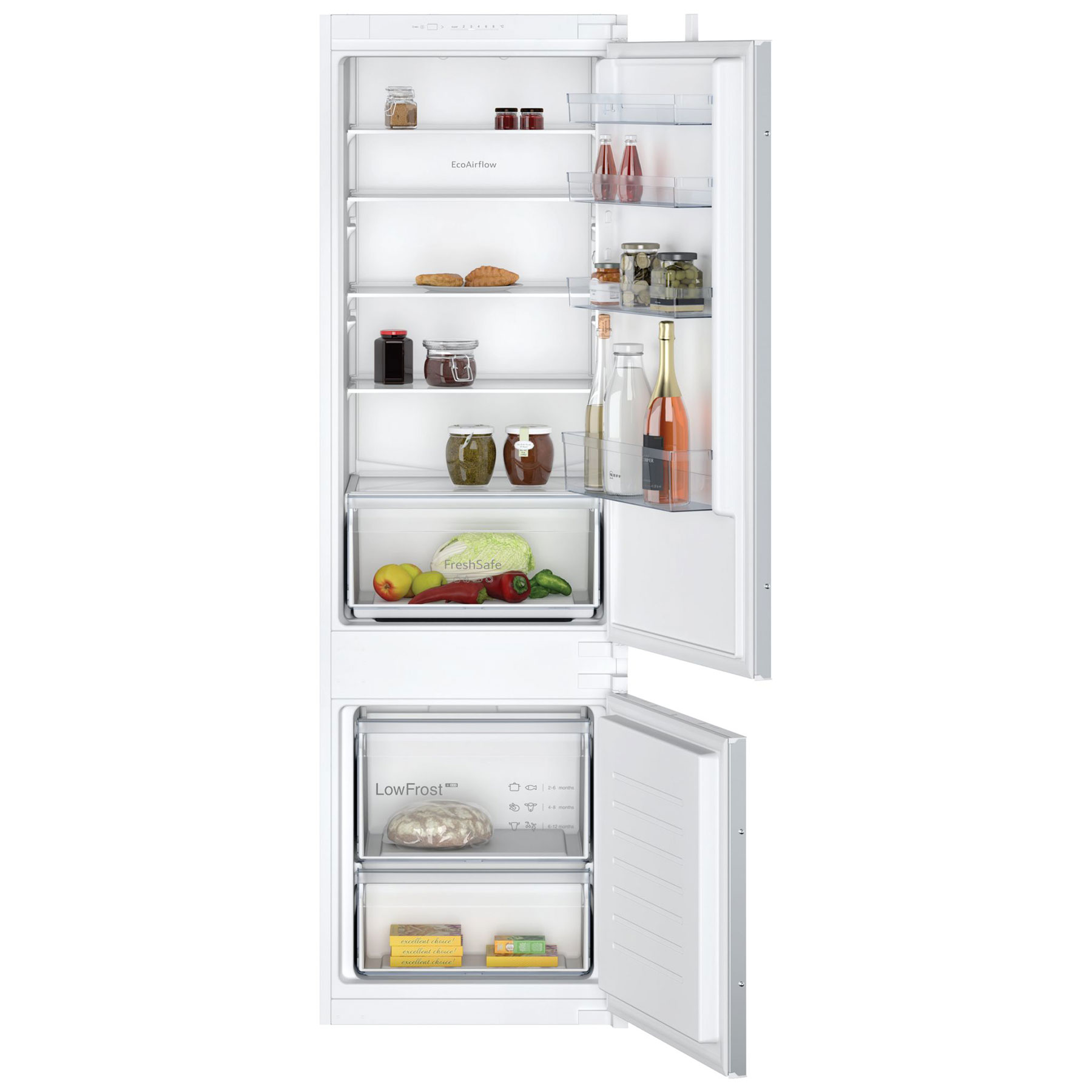 Neff KI5871SE0G N30 Integrated 70 30 Fridge Freezer 177cm High