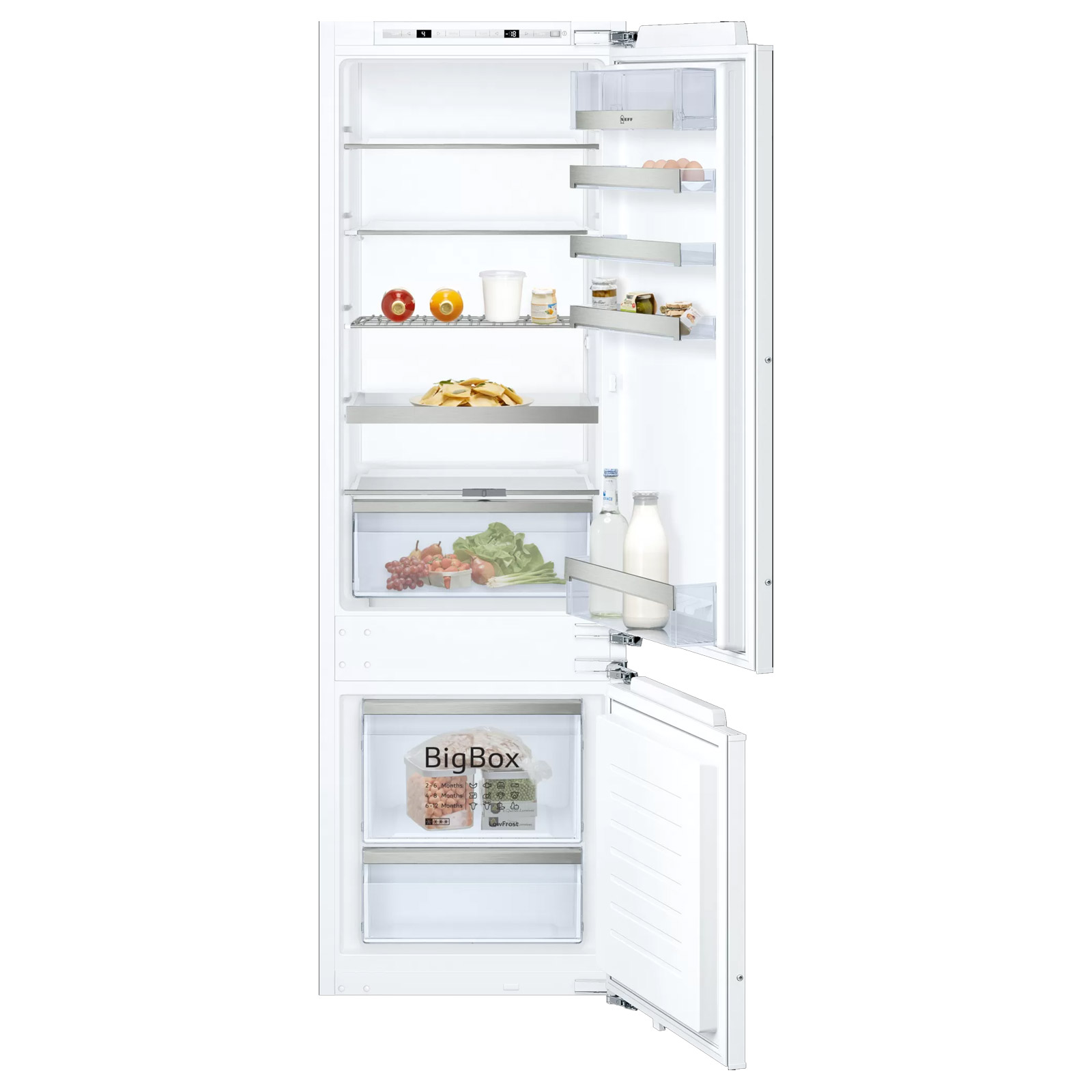 Neff KI6873FE0G N70 Integrated 70 30 Fridge Freezer 177cm High