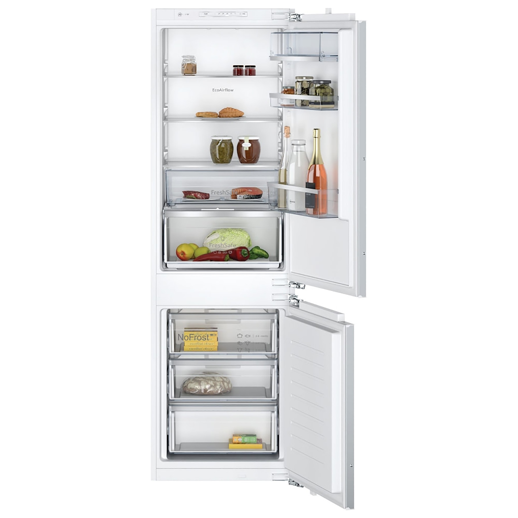 Neff KI7862FE0G N50 Integrated 60 40 Frost Free Fridge Freezer 177cm H