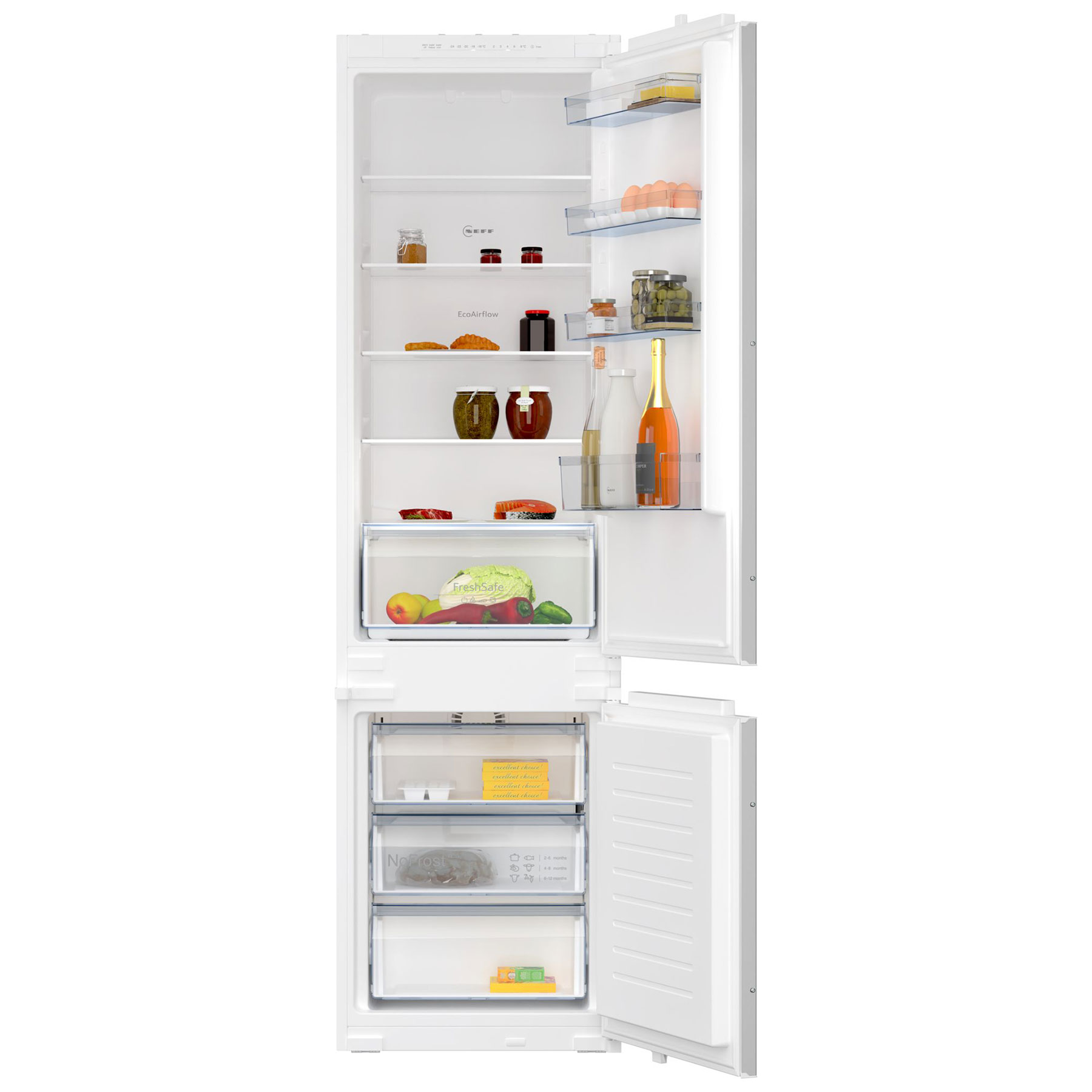 Neff KI7961SE0 N30 Integrated 70 30 Frost Free Fridge Freezer 193cm Hi