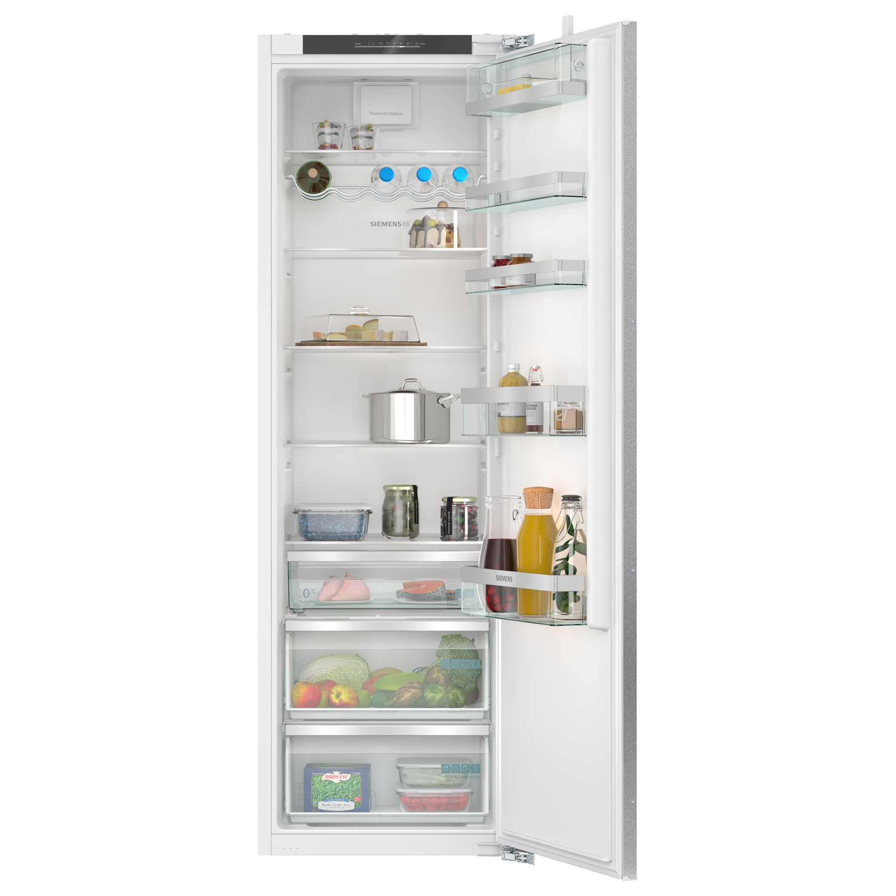 Siemens KI81RADD0G iQ500 177cm High Integrated Upright Fridge 55cm Wid
