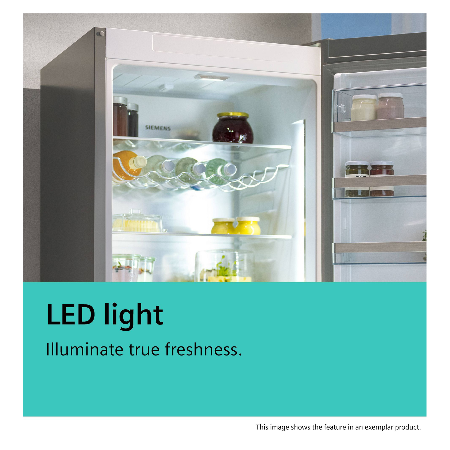 Siemens KI96NVFD0G iQ300 Integrated 70 30 Frost Free Fridge Freezer 19, photo 5