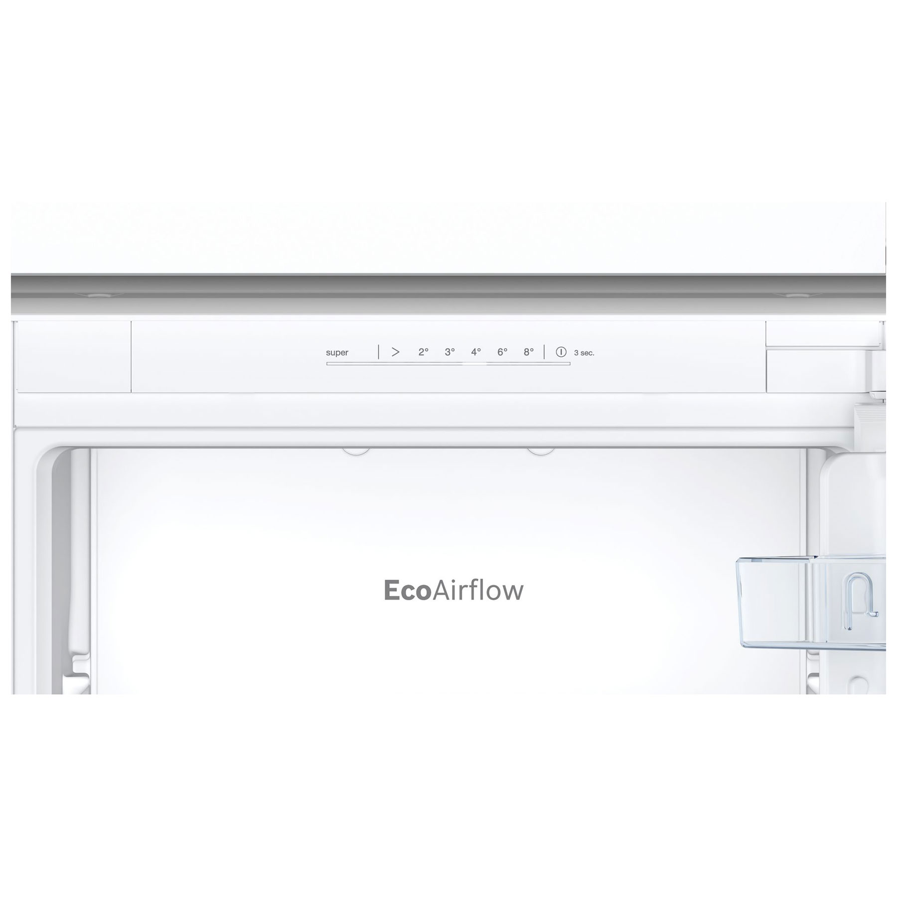 Bosch KIN86NSE0G Series 2 Built-In Frost Free Fridge Freezer White